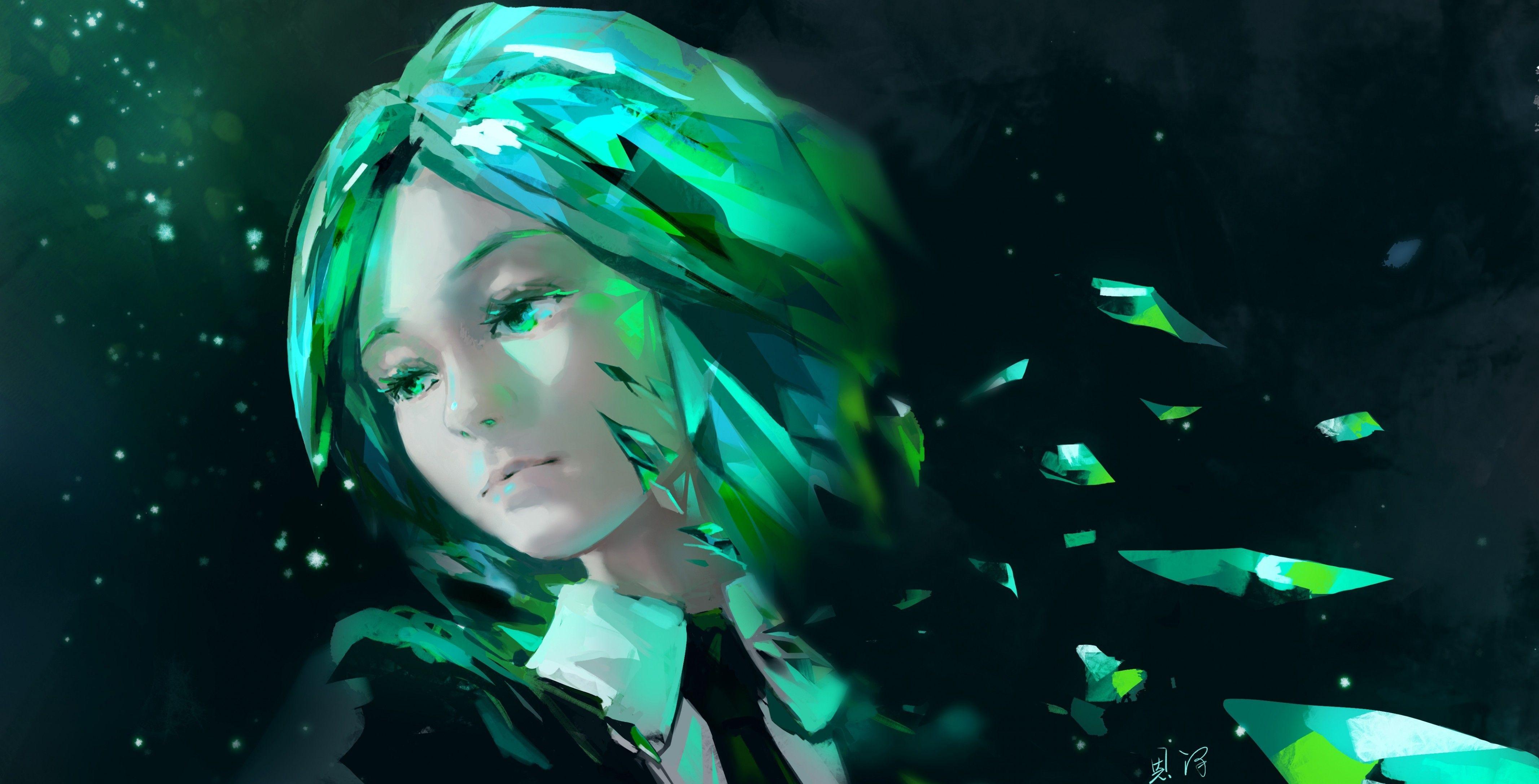 4265x2174 Download 4265x2174 Phosphophyllite, Houseki No Kuni, Green Short