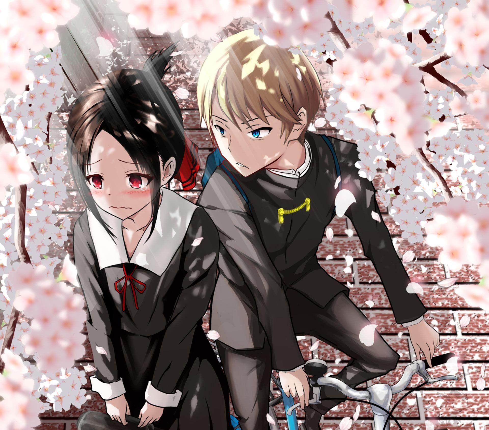 1920x1689 Kaguya and Miyuki HD Wallpaper