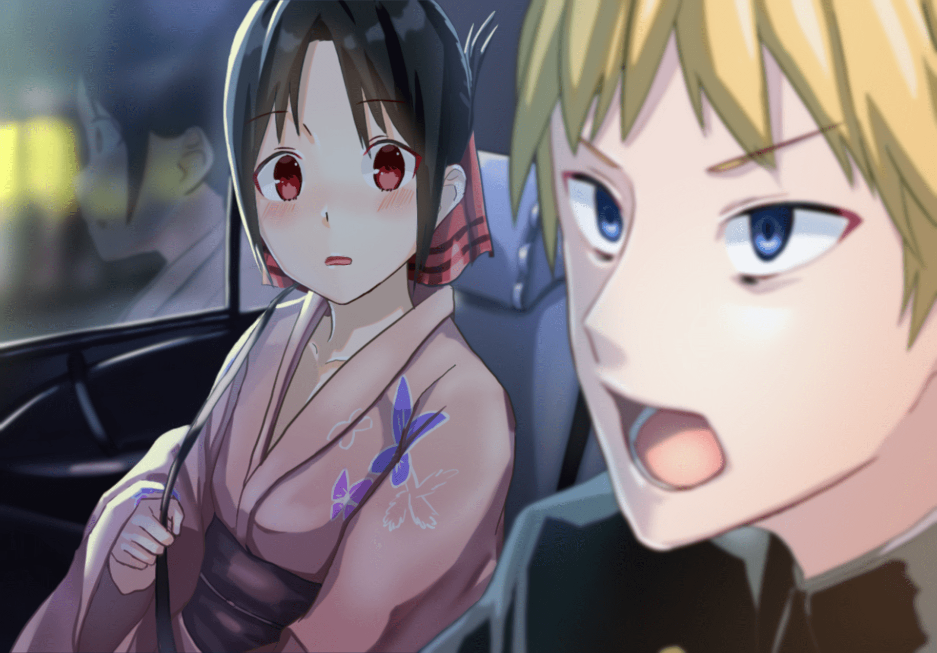 1920x1339 Kaguya and Miyuki HD Wallpaper