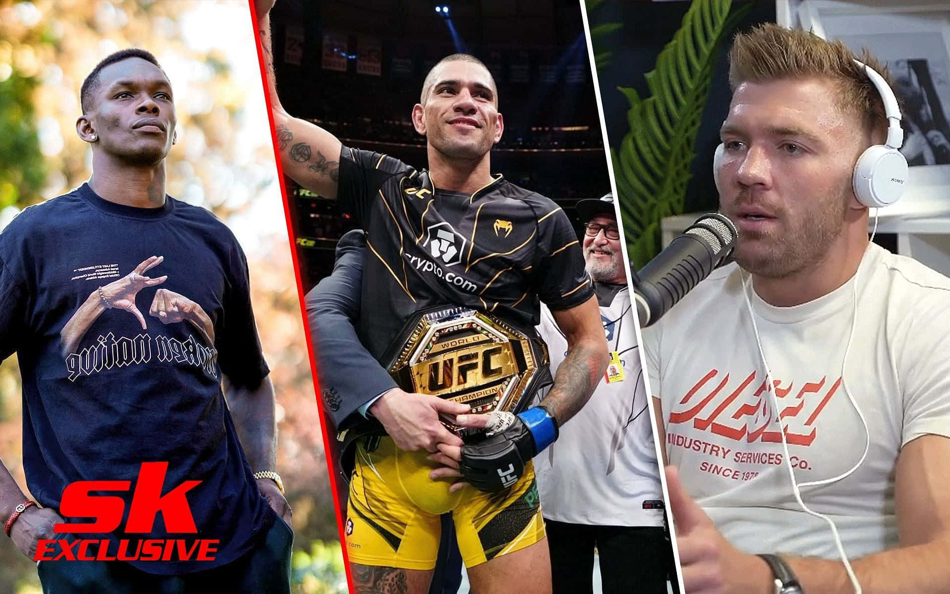 1920x1200 Download Israel Adesanya Alex Pereira Dricus Du Plessis Wallpaper