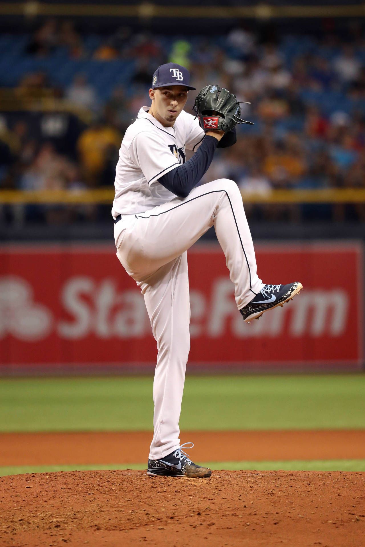 1280x1920 Download Blake Snell Leg Raised Wallpaper