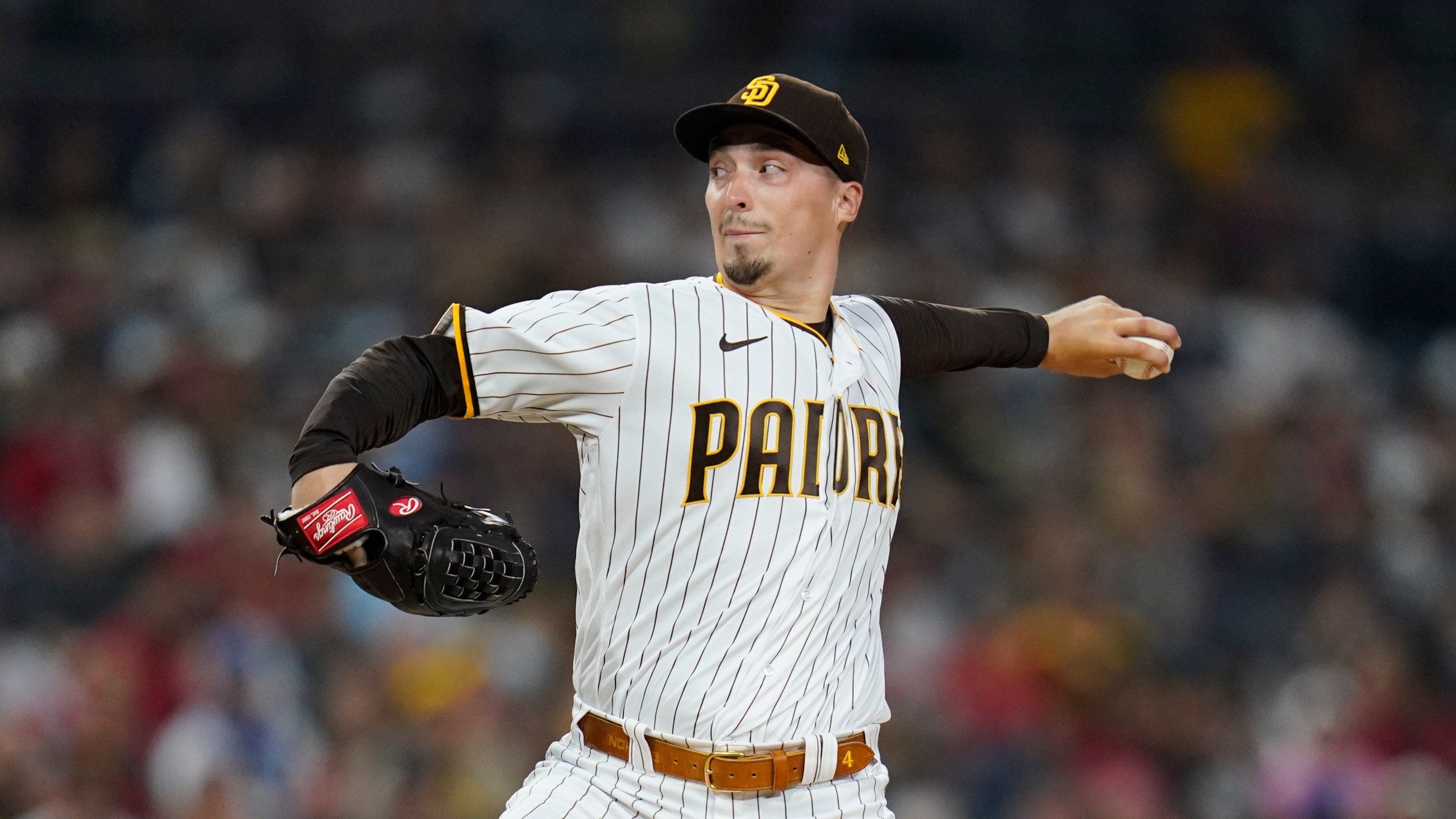 2560x1440 Padres' Blake Snell loses gem in 7th inning against Angels
