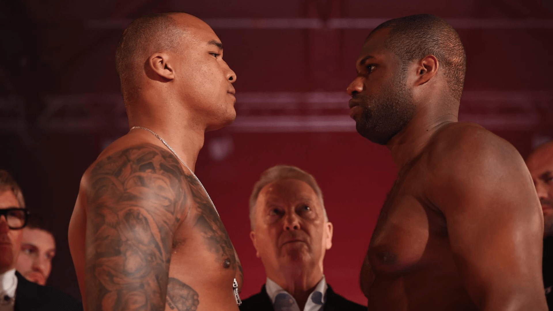 1920x1080 Fabio Wardley Vs. Daniel Dubois: Intense But Respectful Weigh In As Heavyweight Title Fight Is Official. DAZN News US
