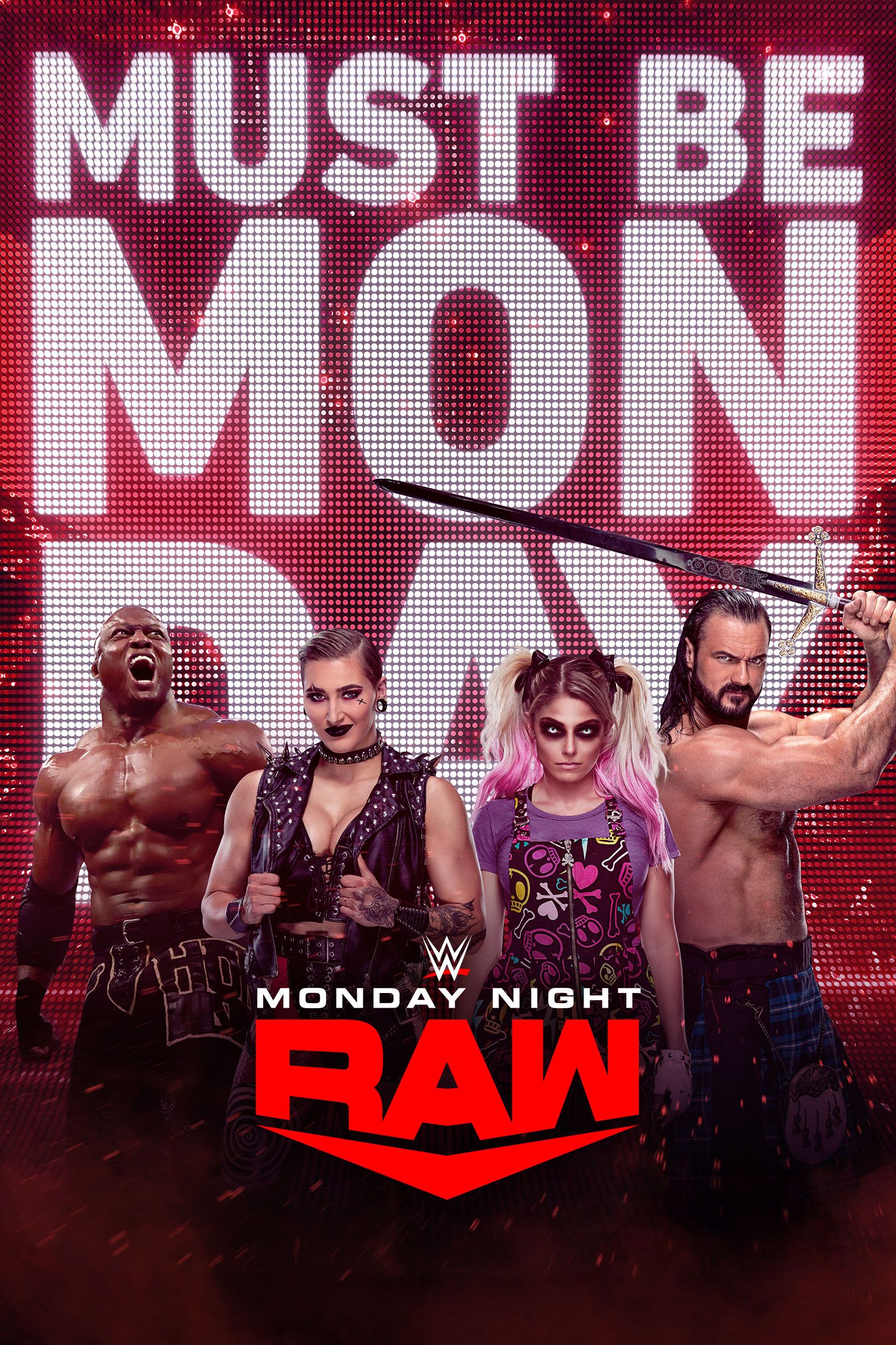 1600x2400 WWE Raw Wallpaper