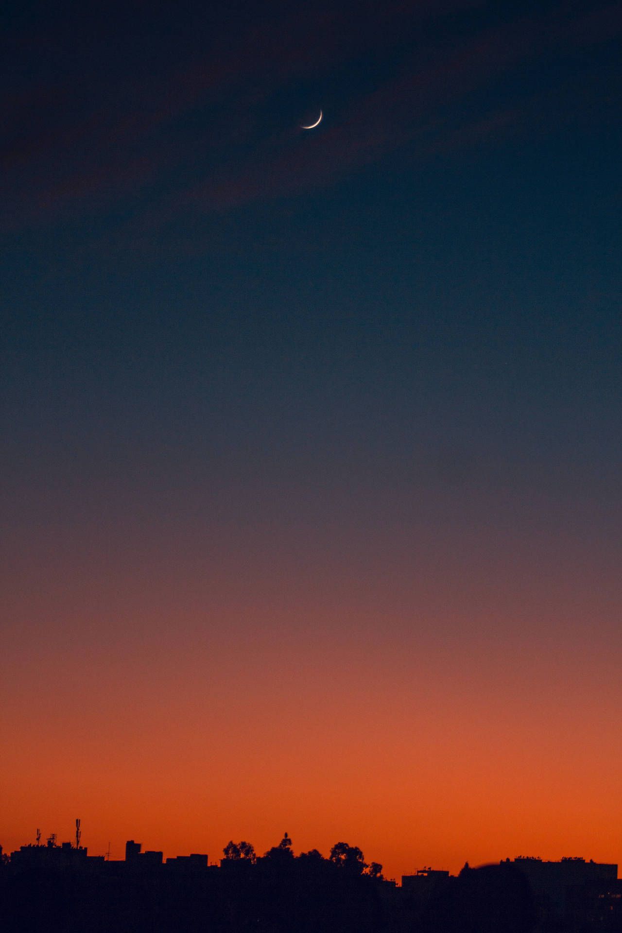 1280x1920 Download Twilight Sky Background Wallpaper