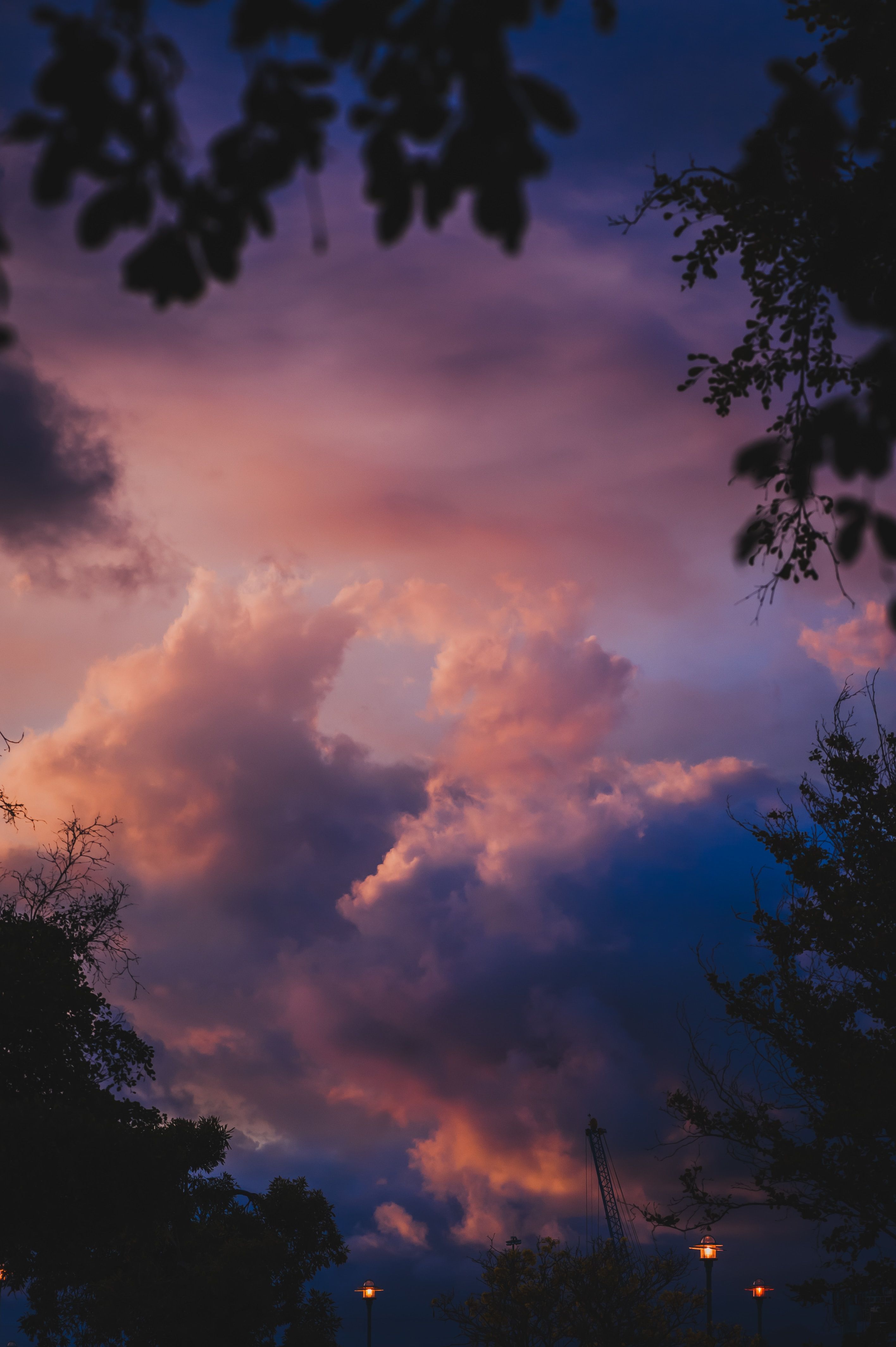 2832x4256 Phone wallpaper: Dusk, Dark, Nature, Sky, Twilight, Clouds, Evening 85684