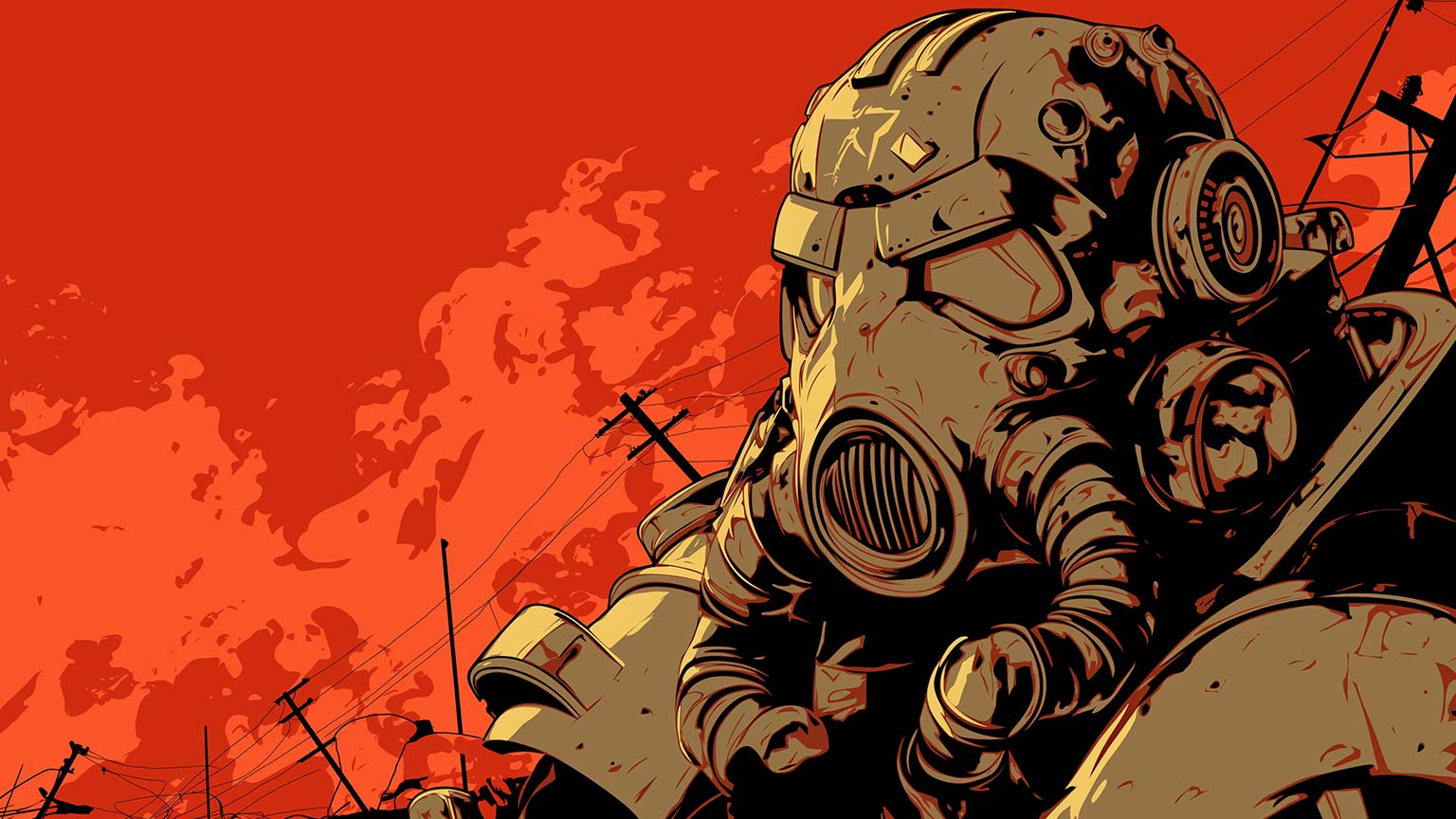 1536x864 Fallout Power Armor Red Desktop Wallpaper Wallpaper 4k
