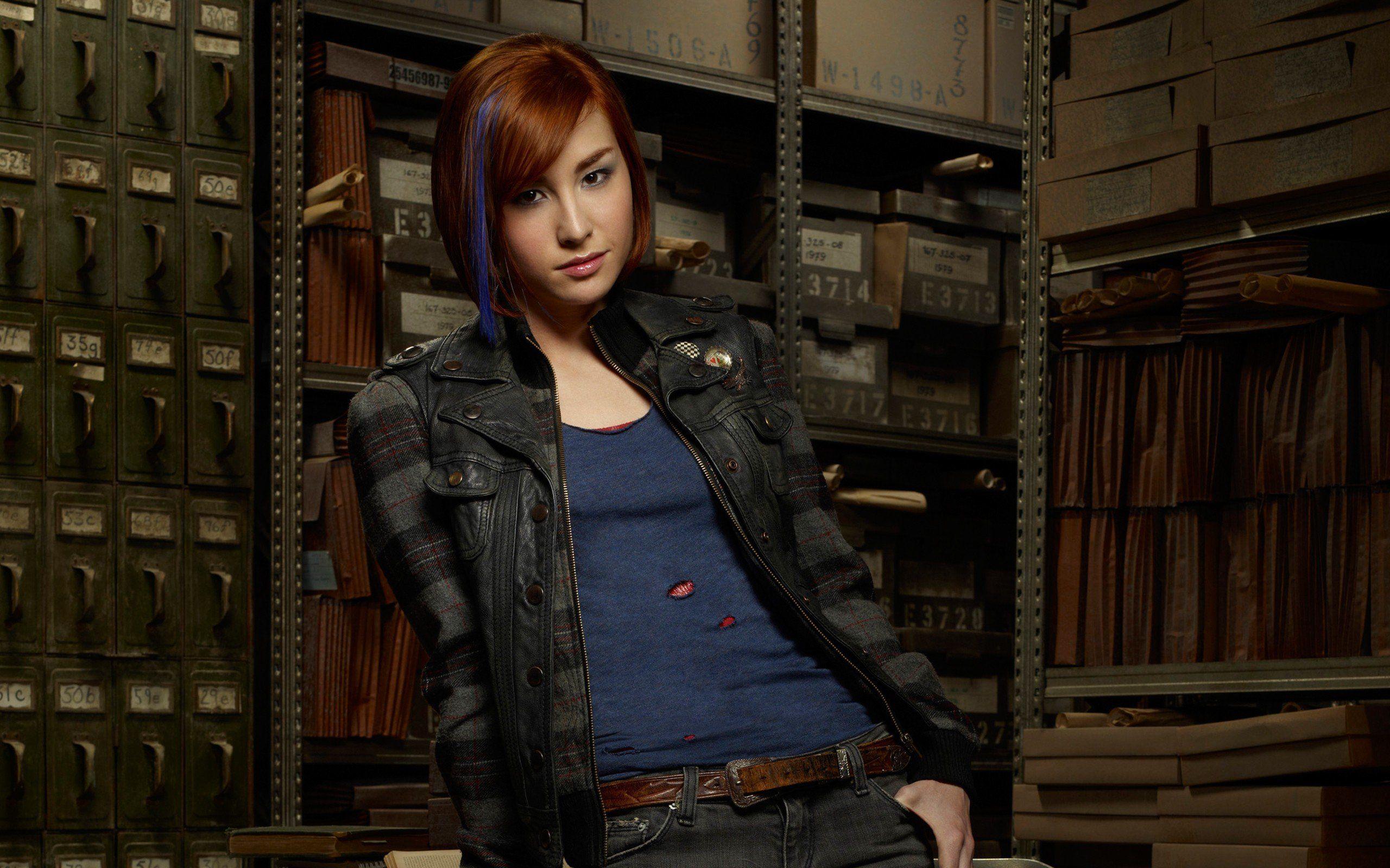 2560x1600 Allison Scagliotti, Redhead, Actress, Warehouse 13 HD Wallpaper