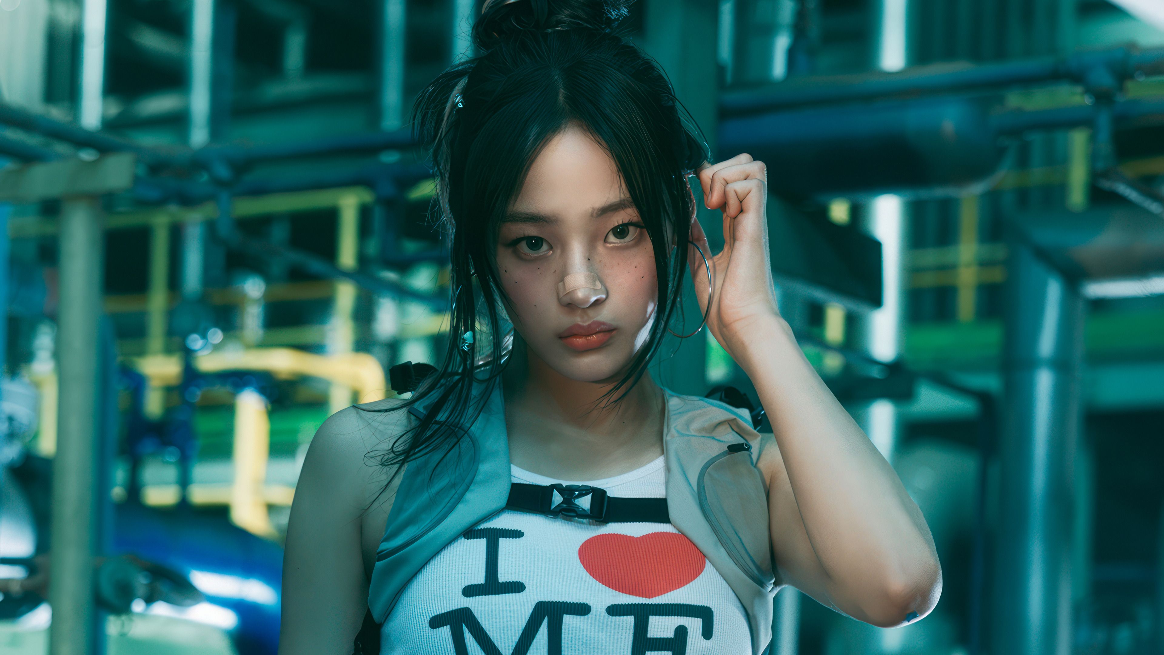 3840x2160 Minji NewJeans Supernatural 4K Wallpaper iPhone HD Phone b