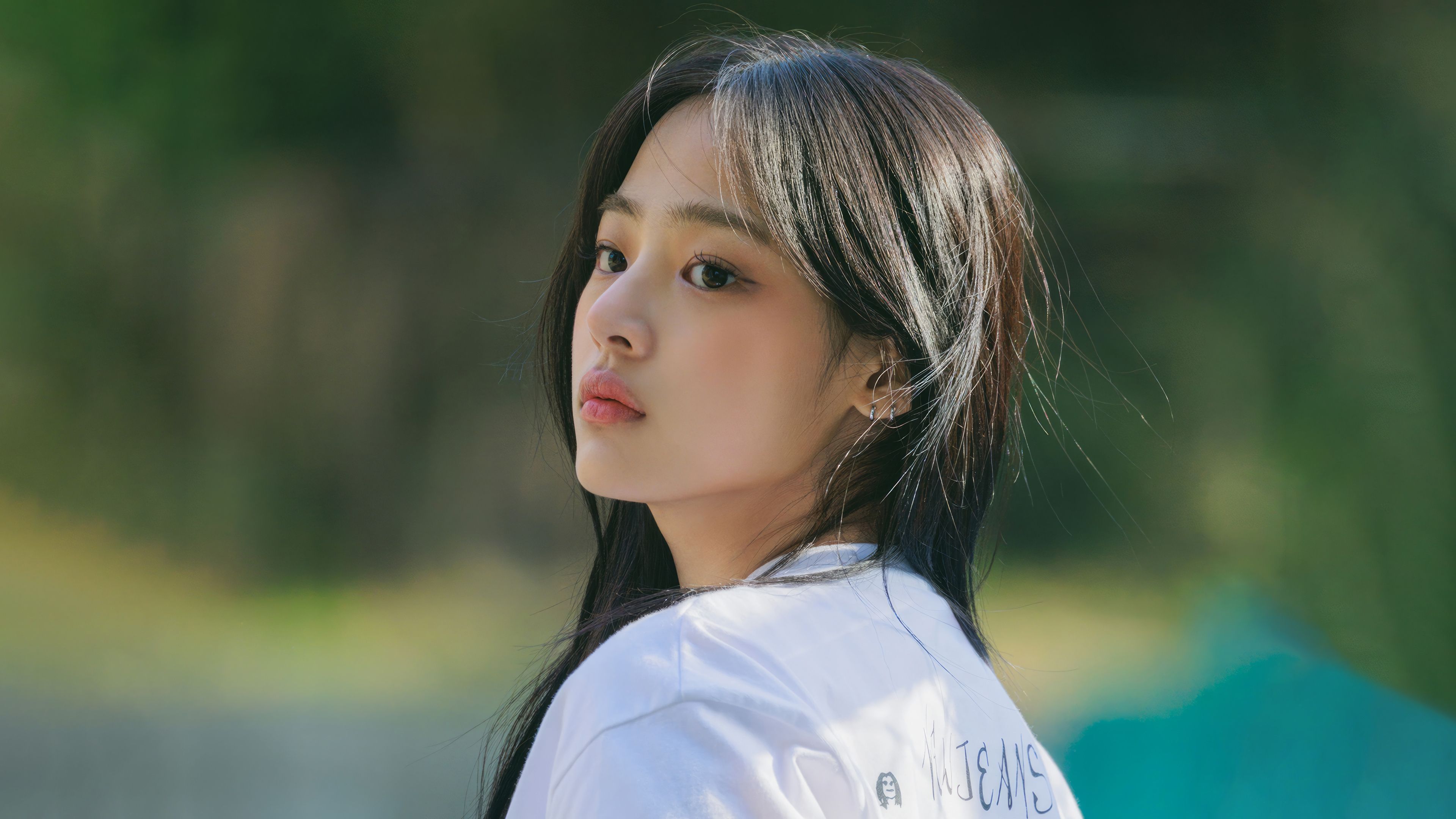 3840x2160 Minji NewJeans X HIROSHI Supernatural Wallpaper 4K HD PC b