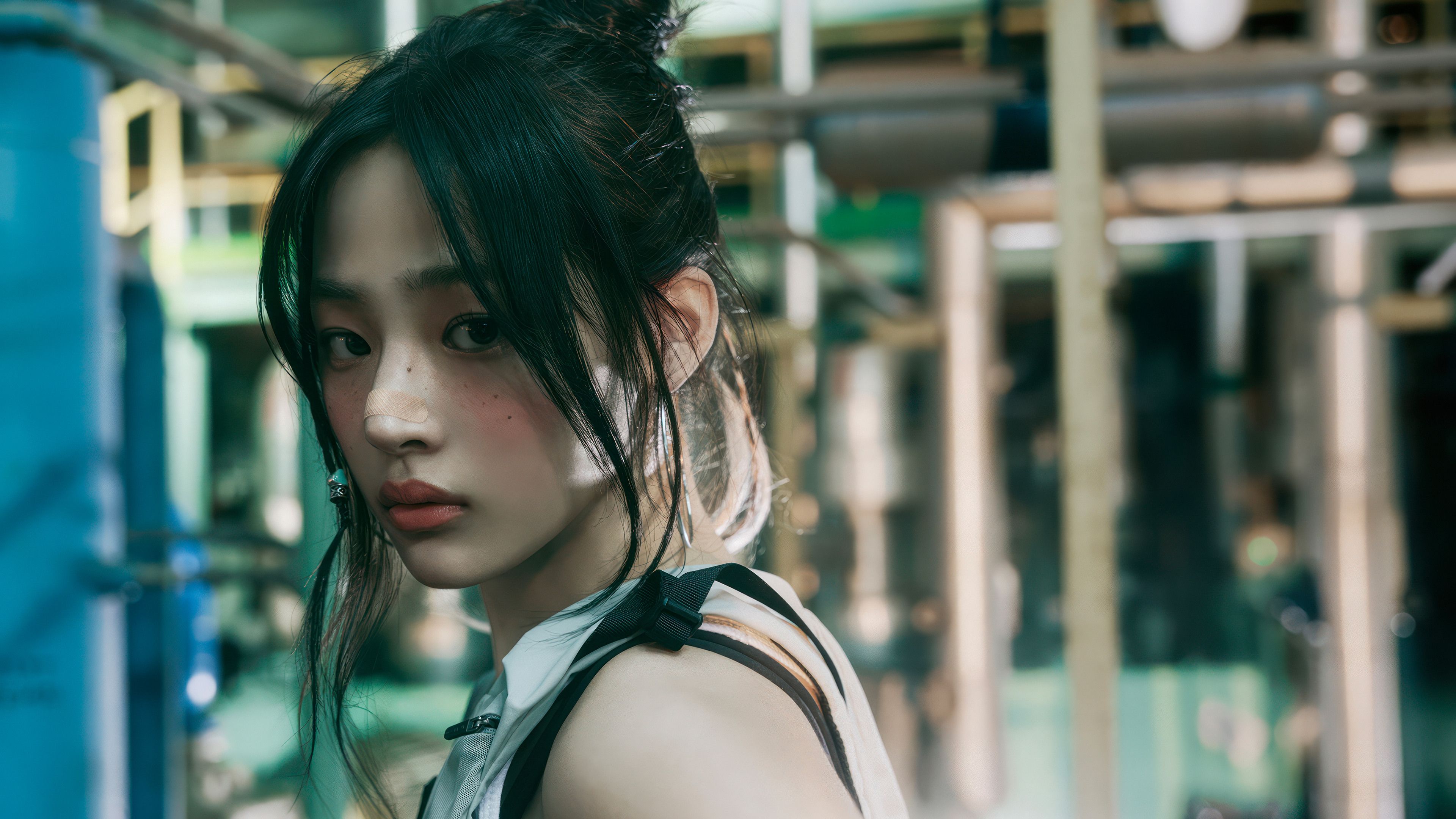 3840x2160 Minji NewJeans Supernatural 4K Wallpaper HD PC b