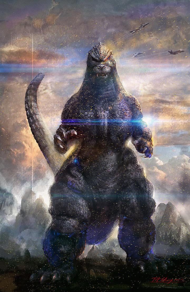 721x1109 I need the most epic Godzilla phone wallpaper possible