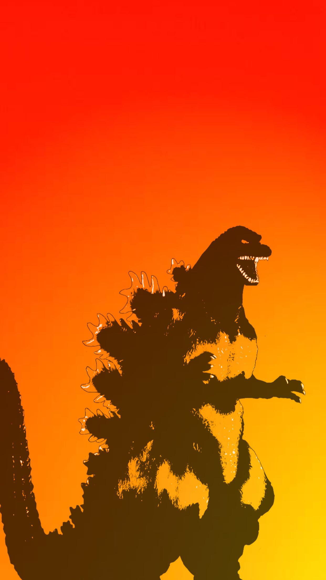 1242x2208 I Made Godzilla IOS 16 Wallpaper!