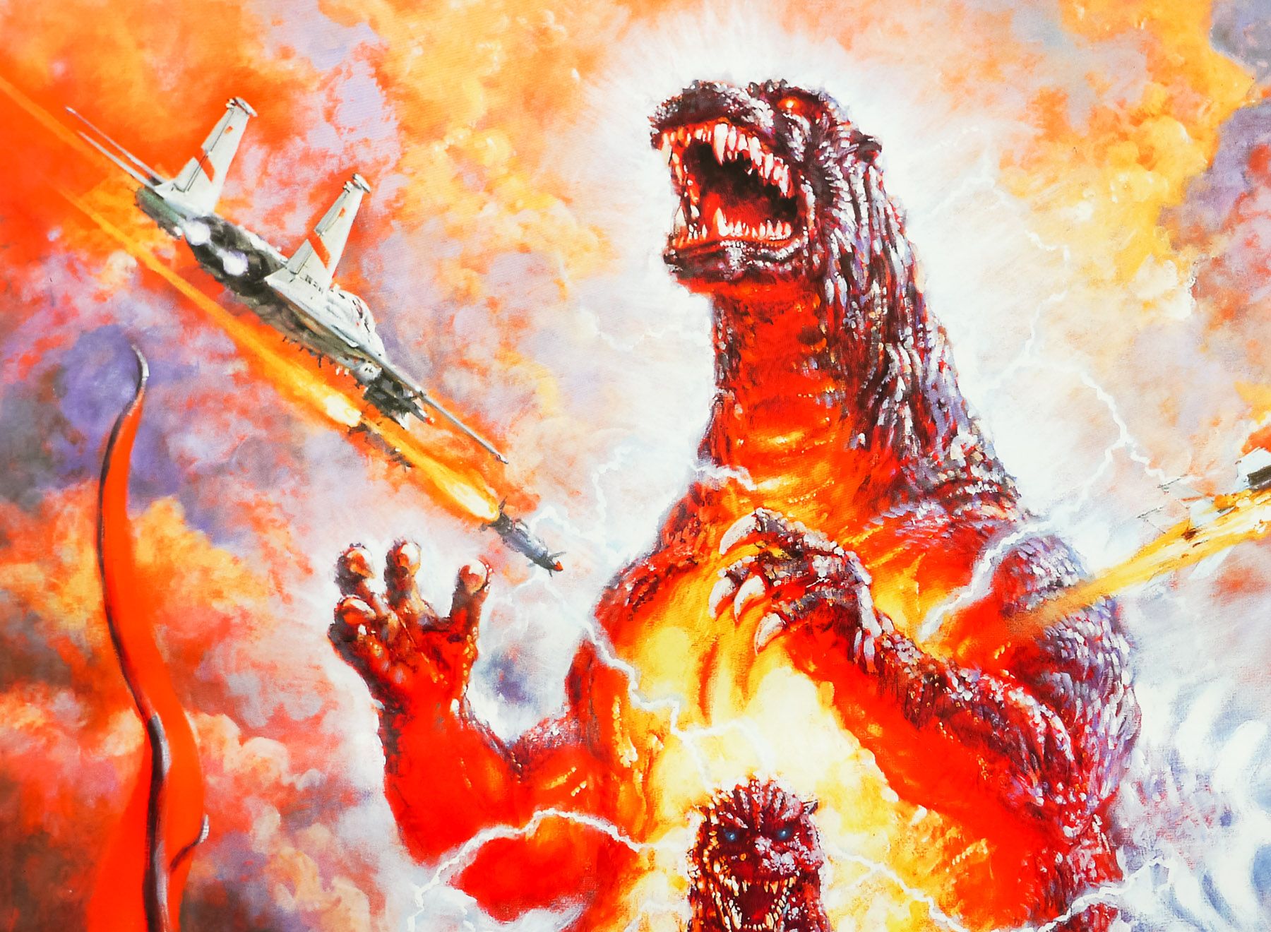 1800x1320 Godzilla vs Destroyah / B2 / artwork style / Japan