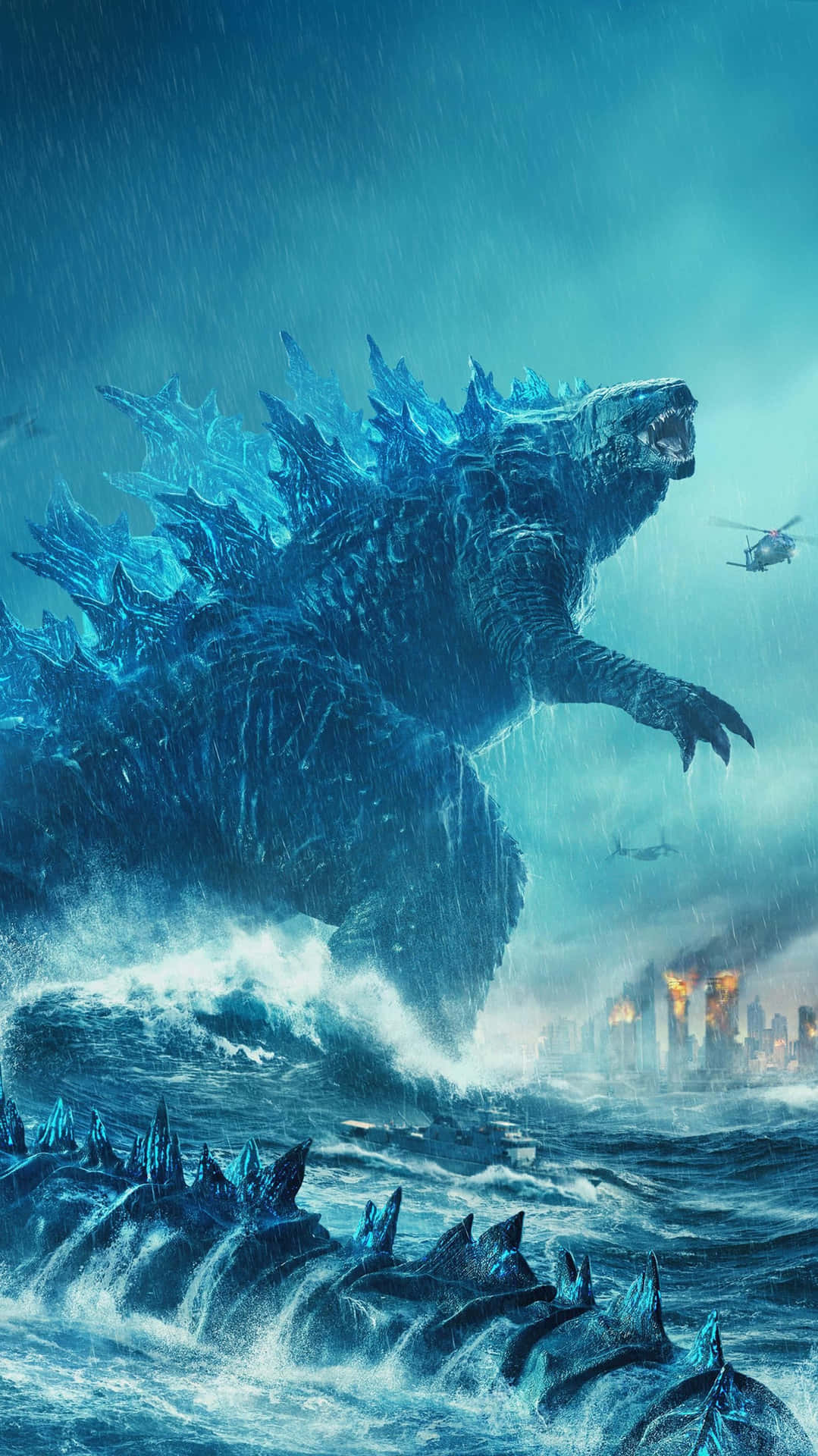1079x1920 Classic Godzilla Wallpaper