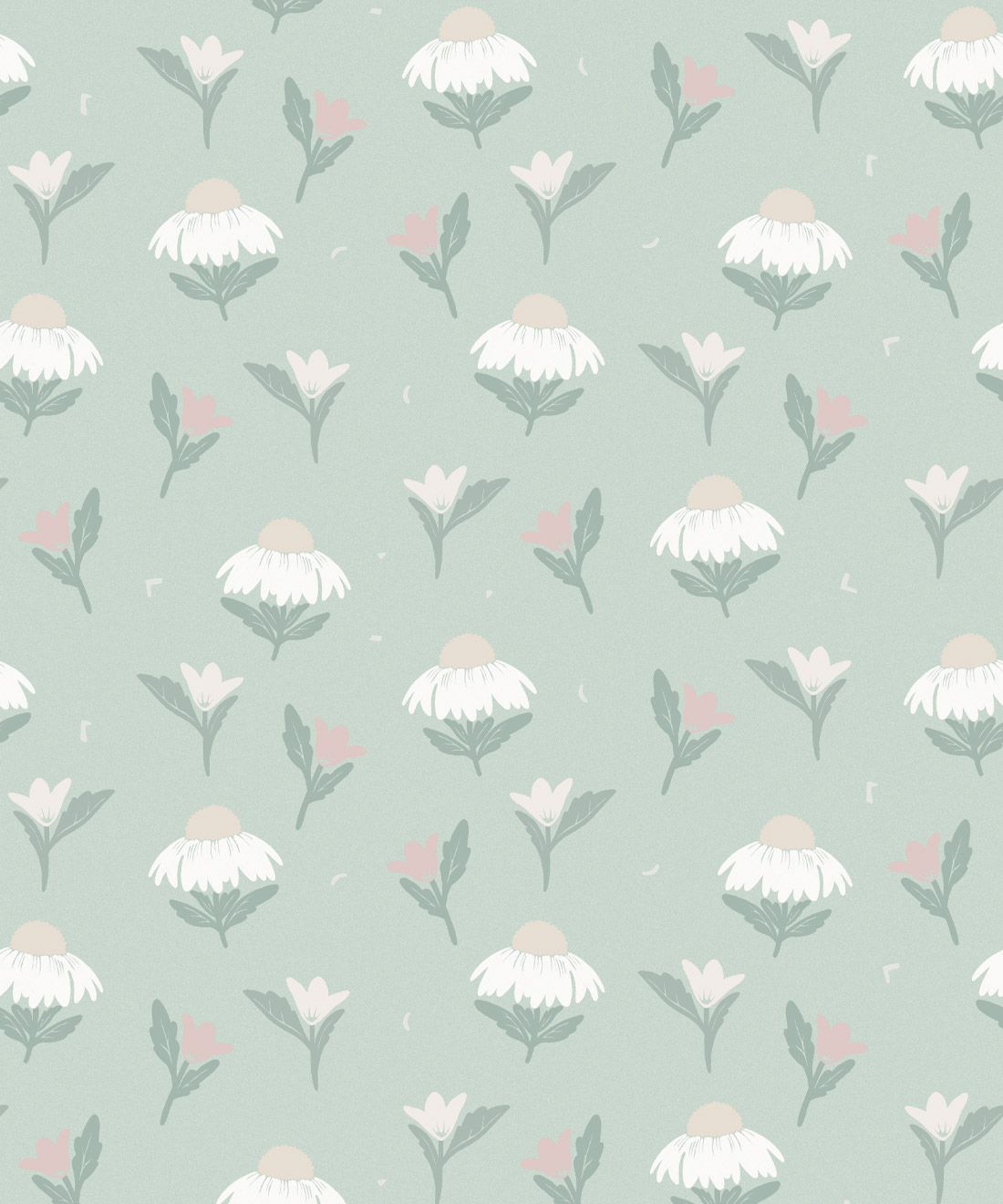 1100x1320 Daisy Wallpaper • Minimalist Floral USA