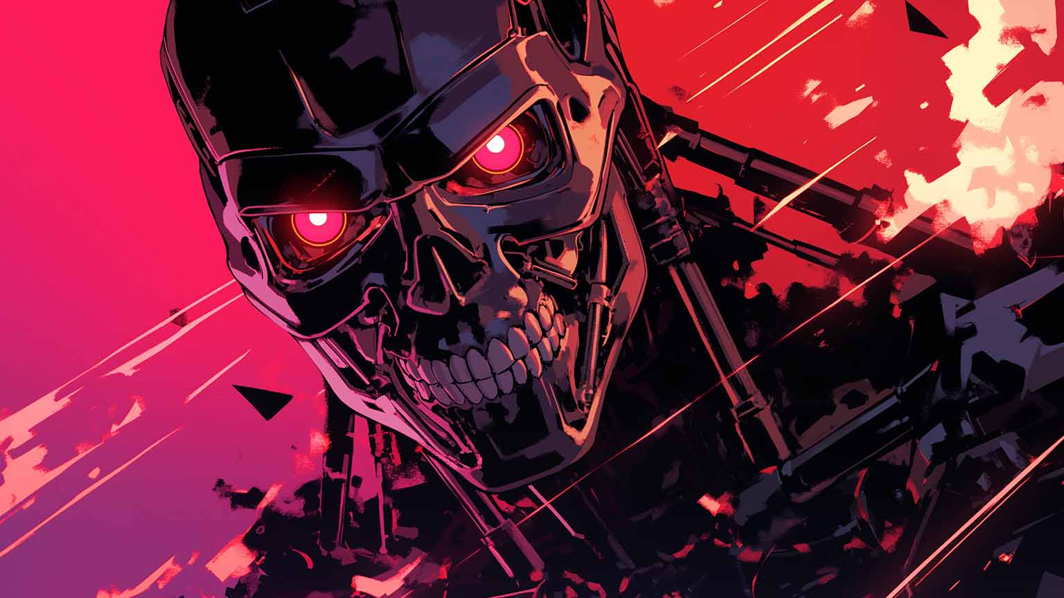 1536x864 Free Terminator T 800 Cyberdyne Systems Desktop Wallpaper