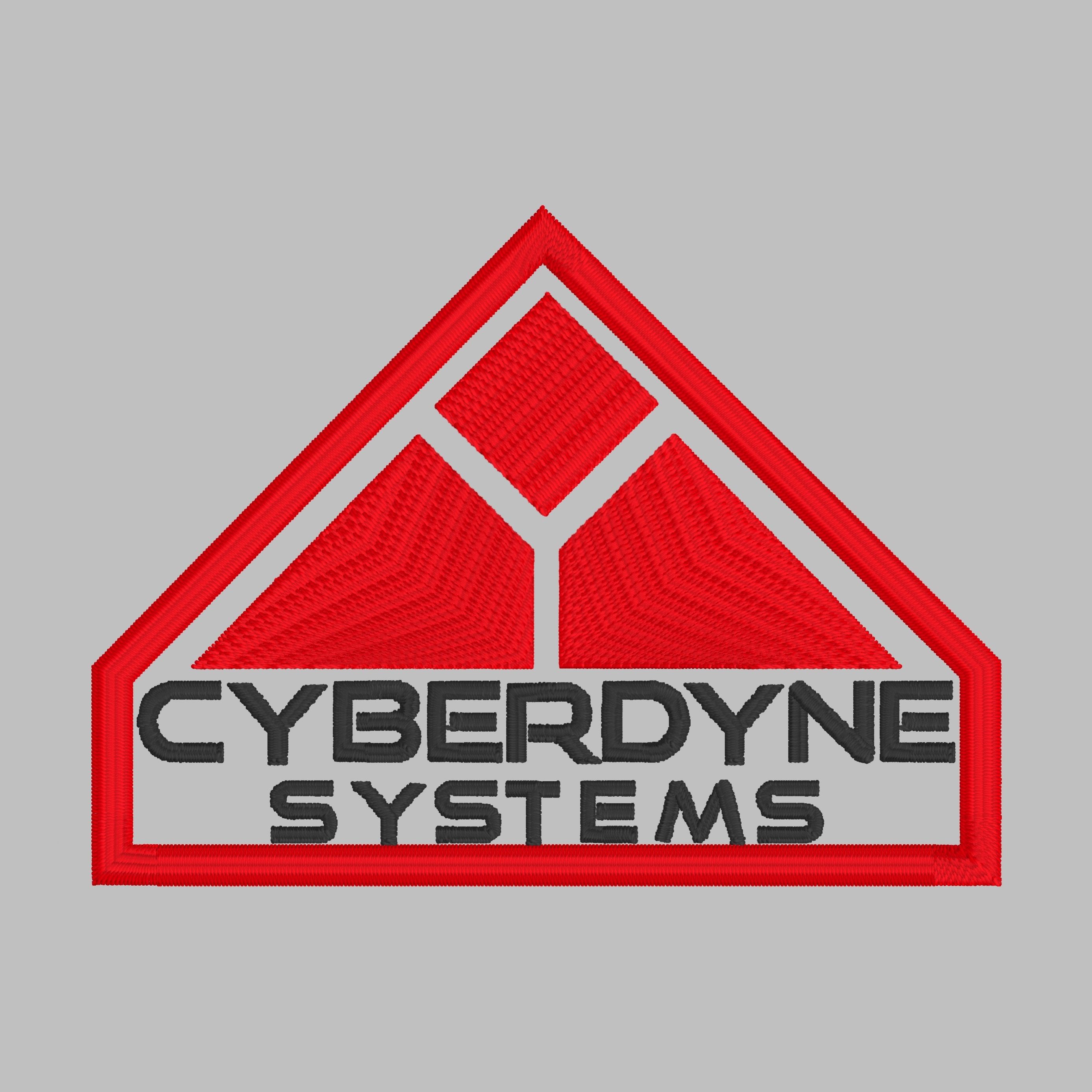 2773x2773 Terminator Cyberdyne Systems Patch Digital Design for Embroidery