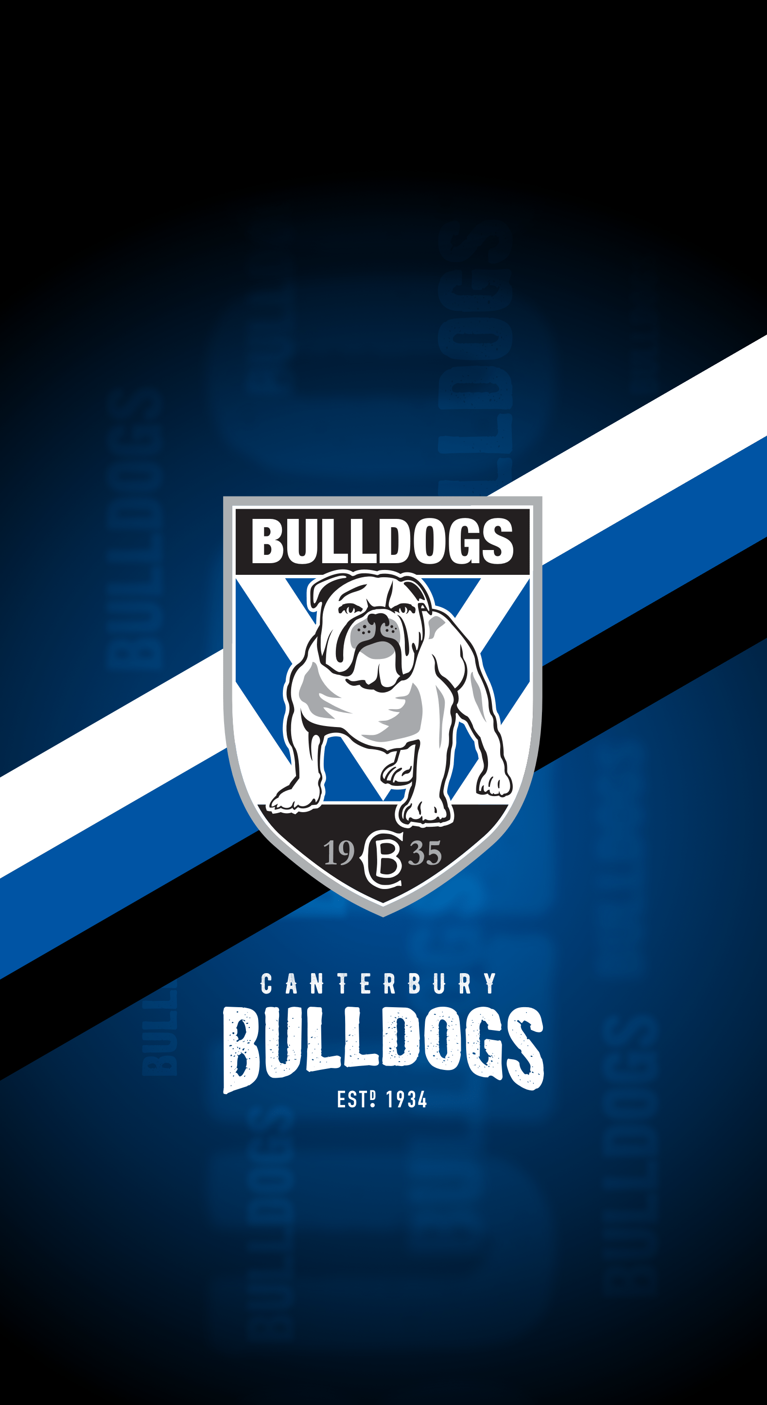 1578x2889 NRL Bulldogs iPhone Wallpaper