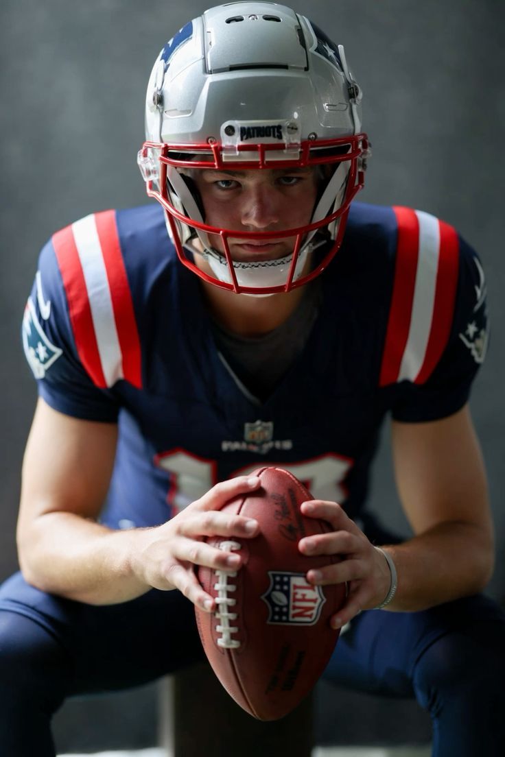 736x1104 New England Patriots Drake Maye in his new gear