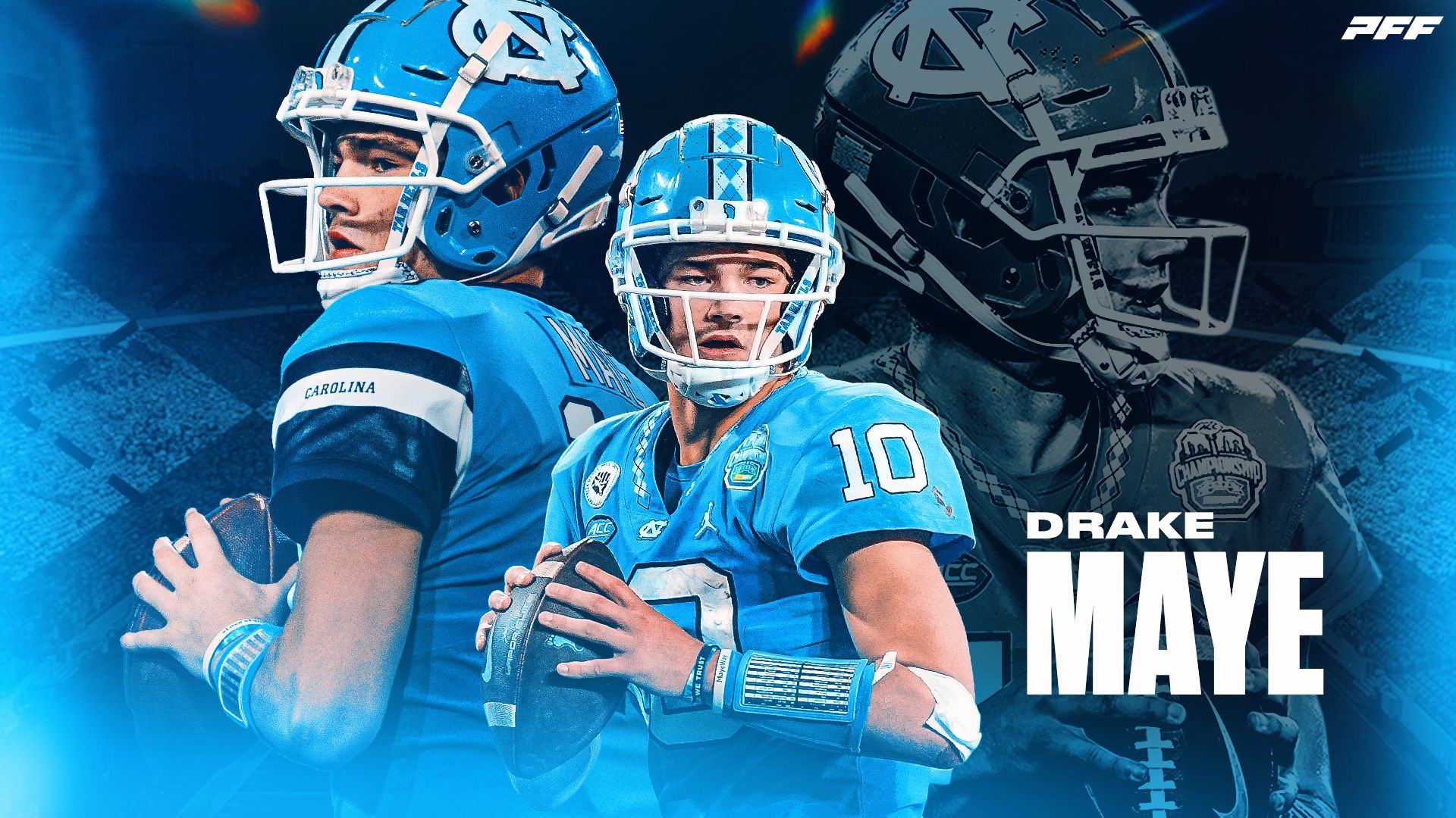 1920x1080 Carolina blue means a lot to me”: QB Drake Maye is all in on leading UNC to greater heights