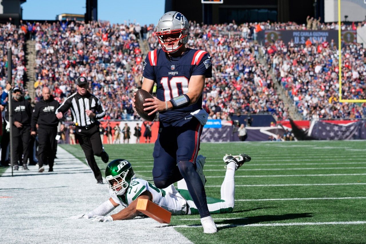 1280x853 Patriots QB Drake Maye suffers concussion in first half against Jets. KSNT 27 News