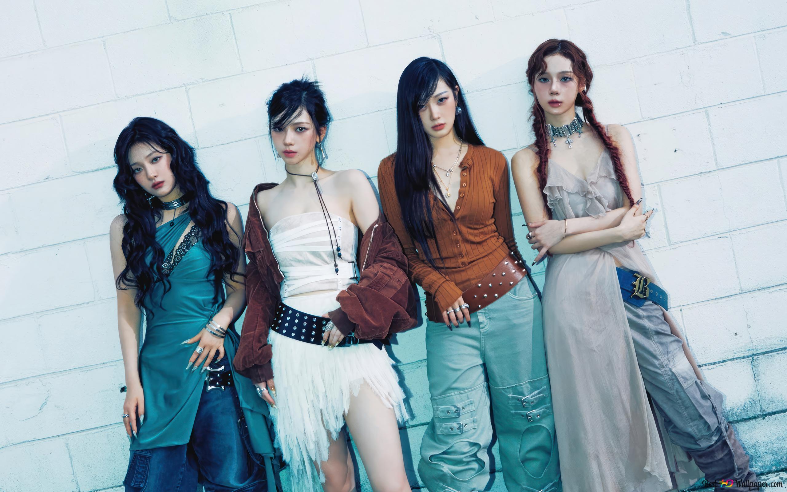 2560x1600 Aespa all members in Drama Album [The Scene Vers.] Shoot 4K wallpaper download