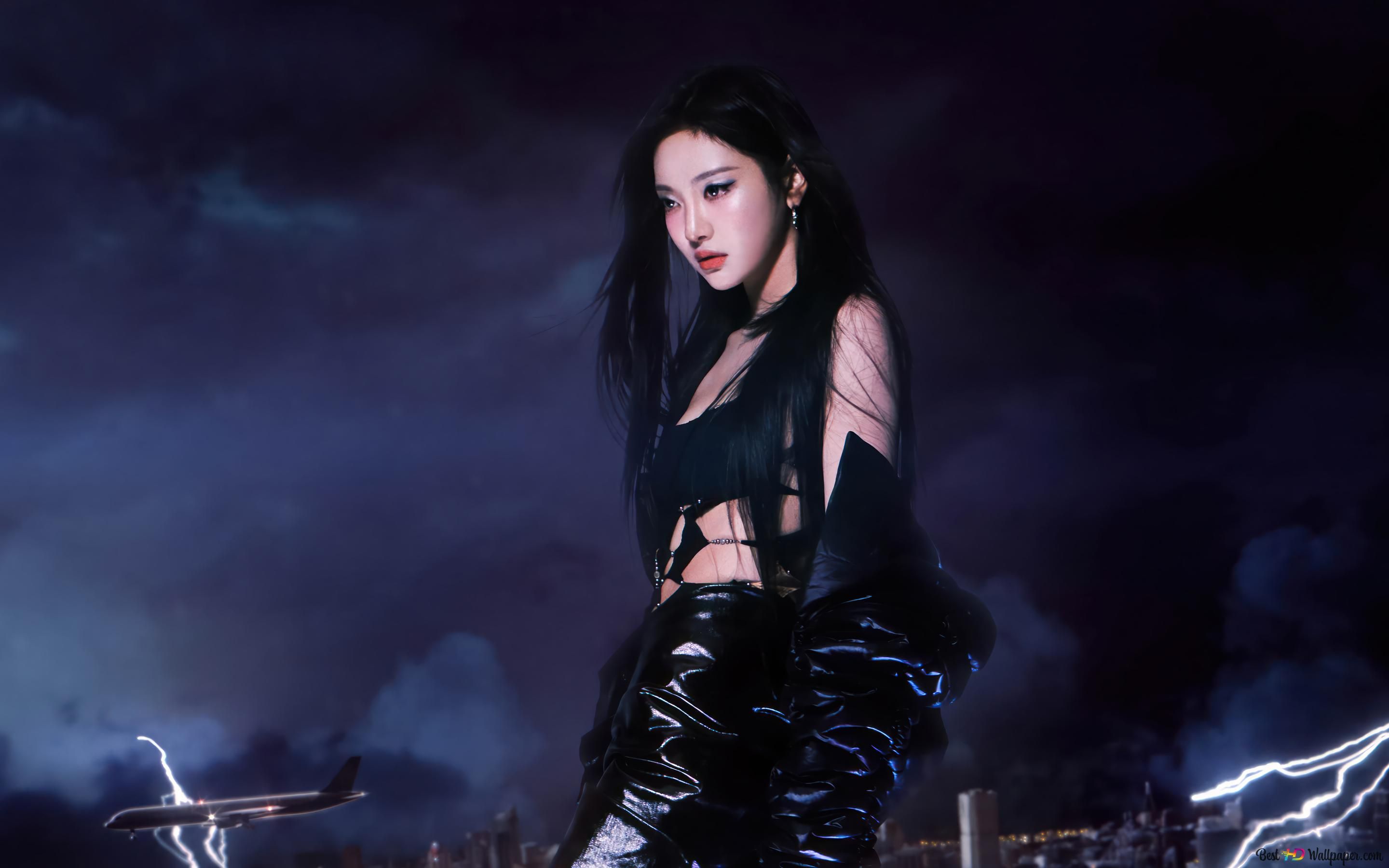 2880x1800 Aespa's Ningning Album [The Giant Vers.] Shoot 4K wallpaper download