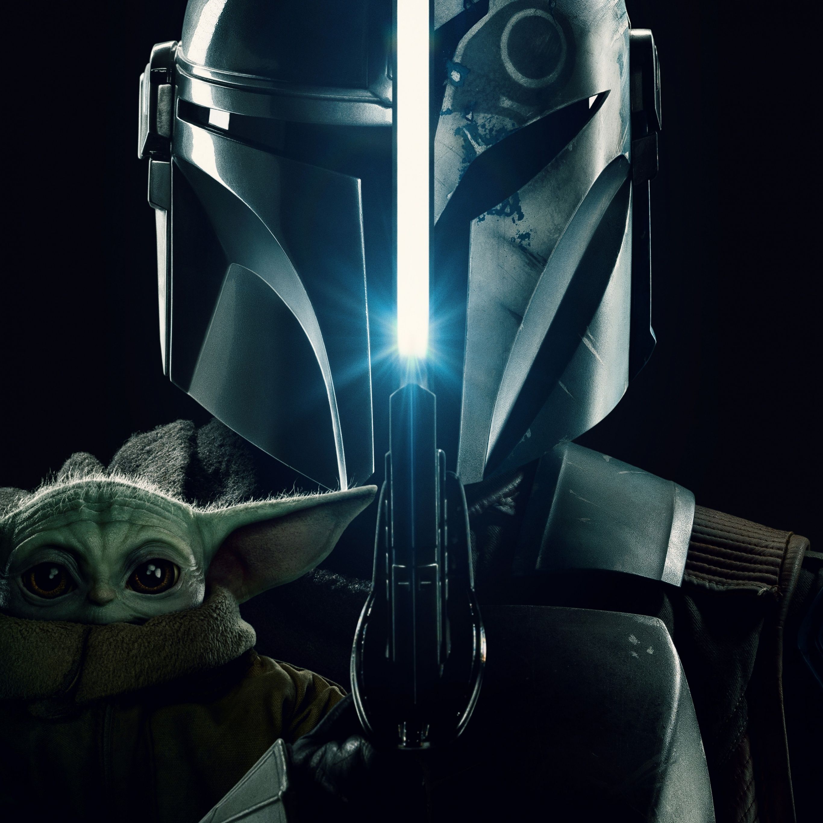 2732x2732 The Mandalorian Wallpaper 4K, 5K, Season Grogu