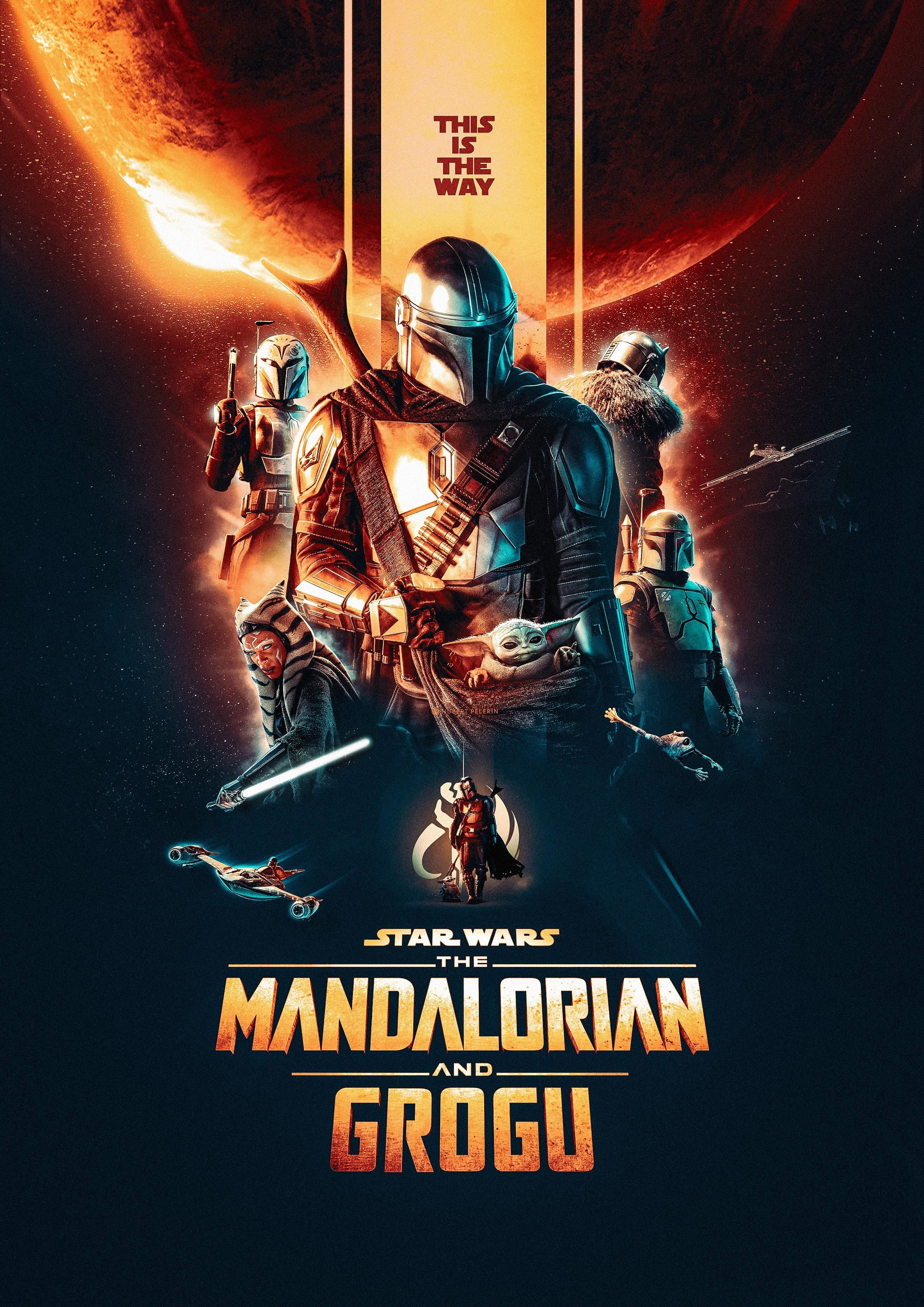 2631x3721 I I made a poster for the Mandalorian and Grogu