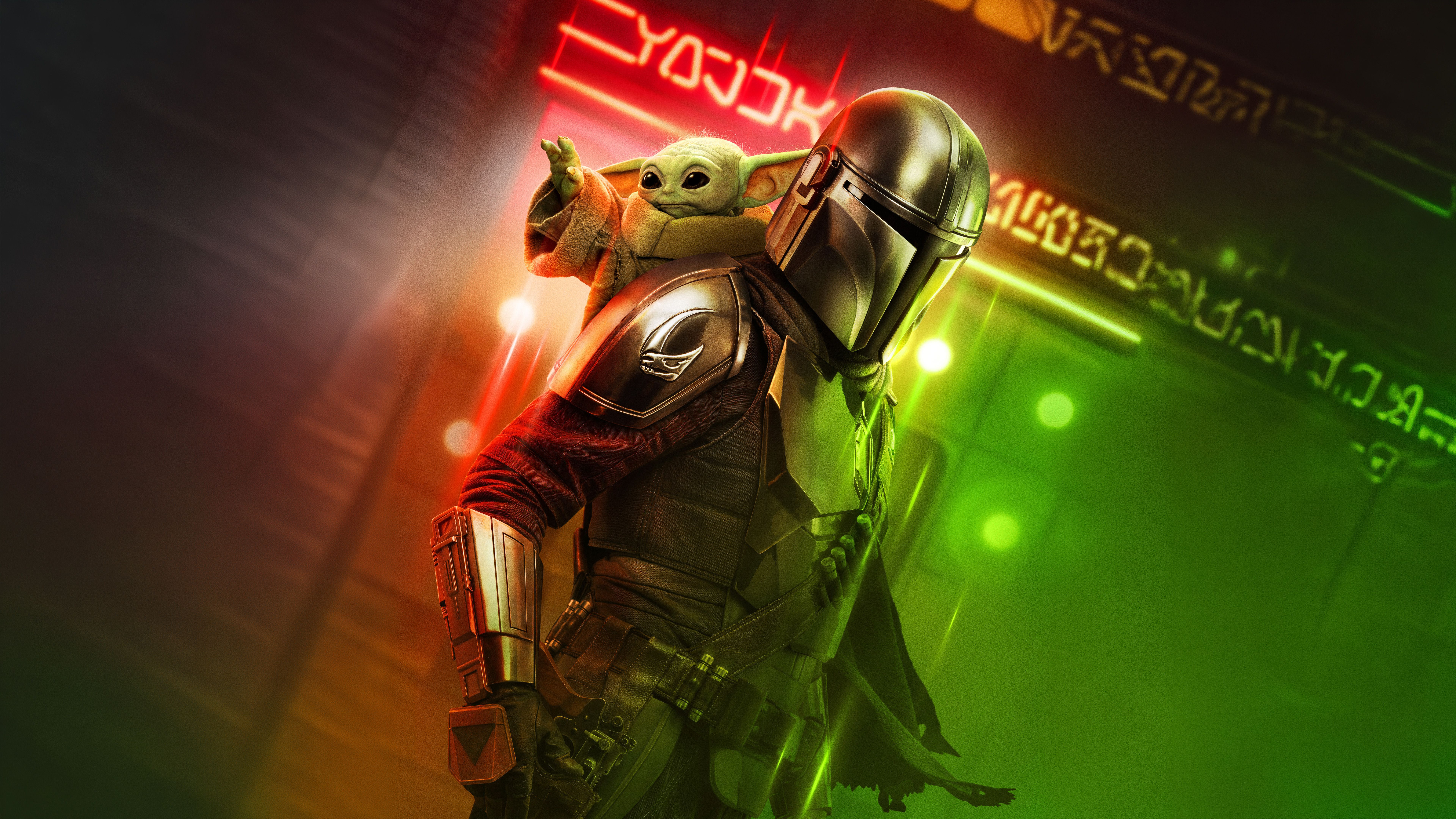 7680x4320 Star Wars: The Mandalorian and Grogu Wallpaper 4K, 8K, 5K