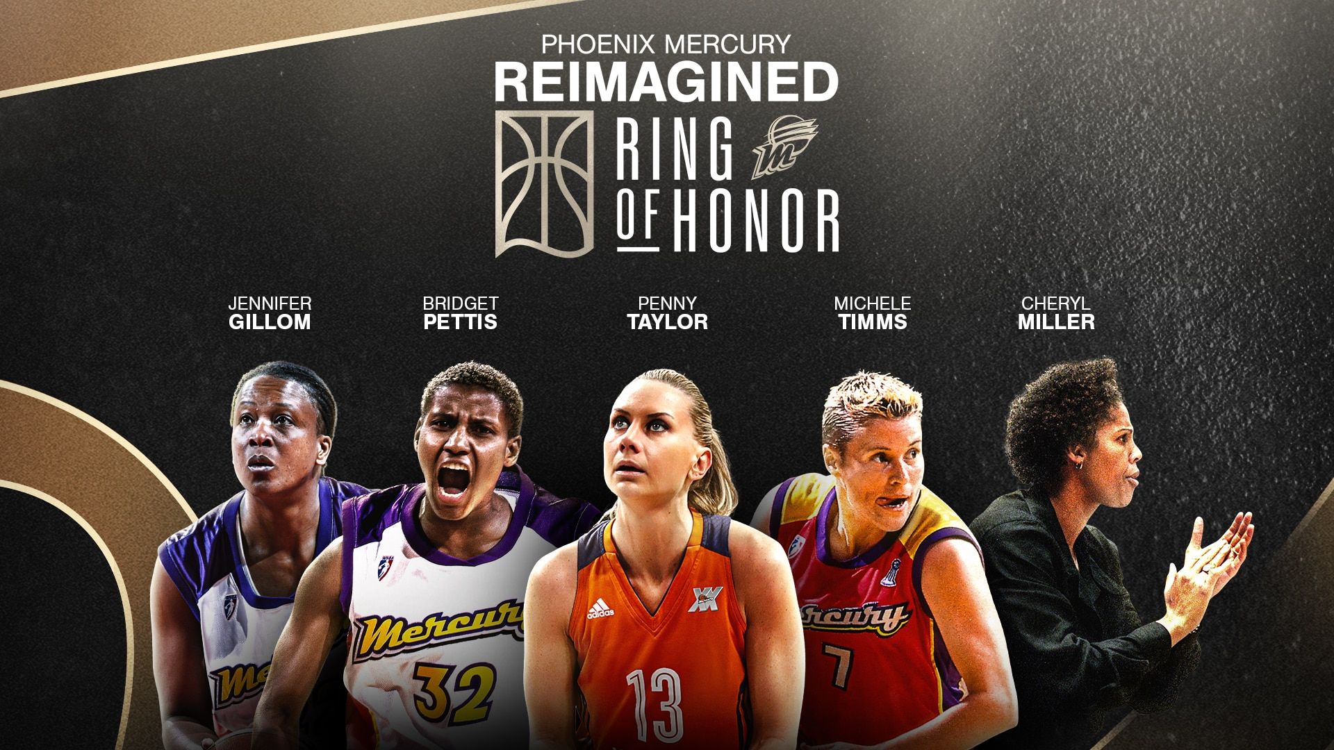 1920x1080 PHOENIX MERCURY TO UNVEIL PERMANENT BANNERS AS PART OF REIMAGINED RING OF HONOR DURING HOME OPENER ON MAY 18