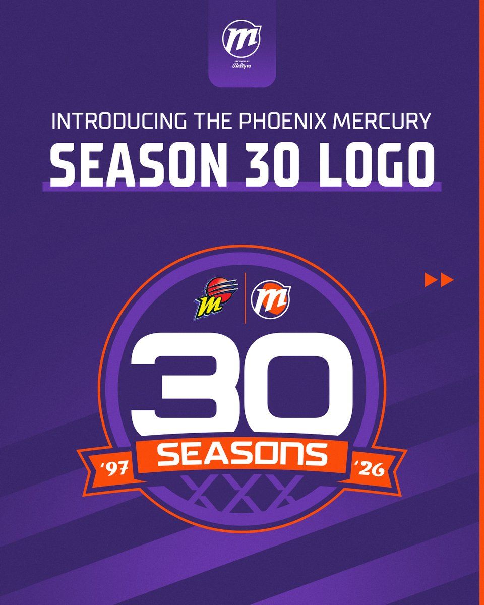960x1200 Introducing our Season 30 logo—an embodiment of three decades of Mercury basketball. Swipe to see the details ➡️
