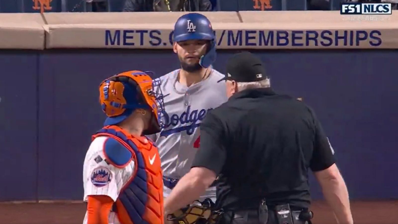 1600x900 Mets catcher has words with Dodgers' Andy Pages after home run