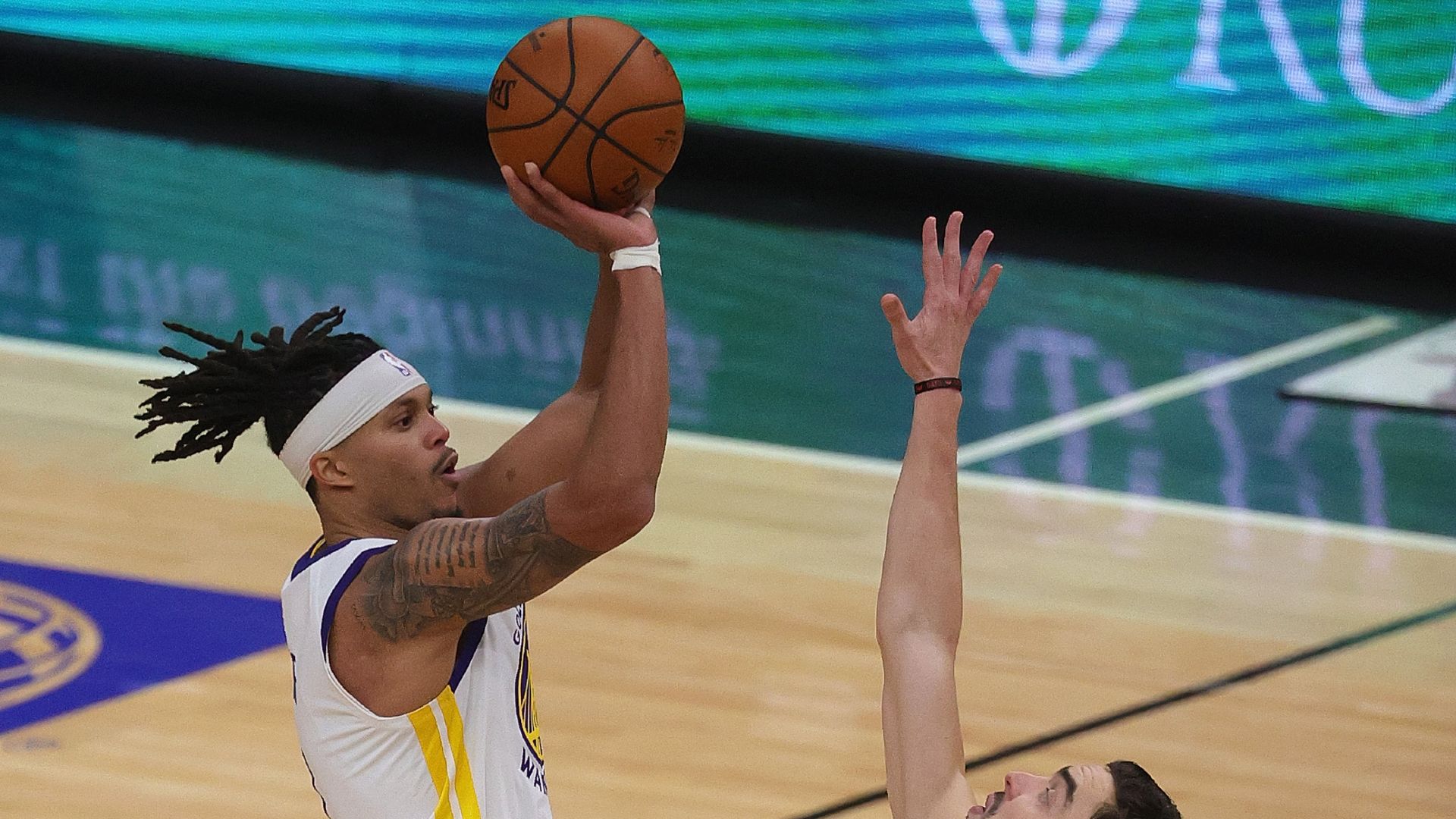 1920x1080 Damion Lee se vistió de héroe y le dio el primer triunfo a Golden State Warriors