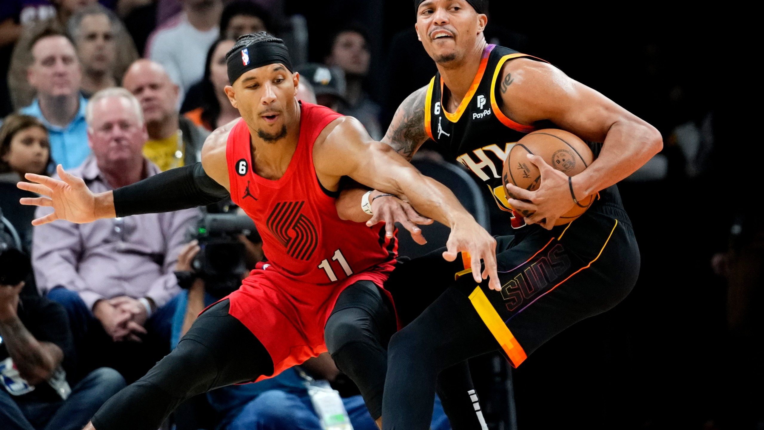 2560x1440 Grant Hits Jumper At Buzzer, Trail Blazers Top Suns 108 106