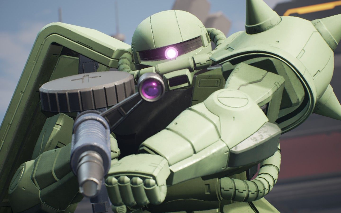 1440x900 Zaku II (Anime Colors) addon