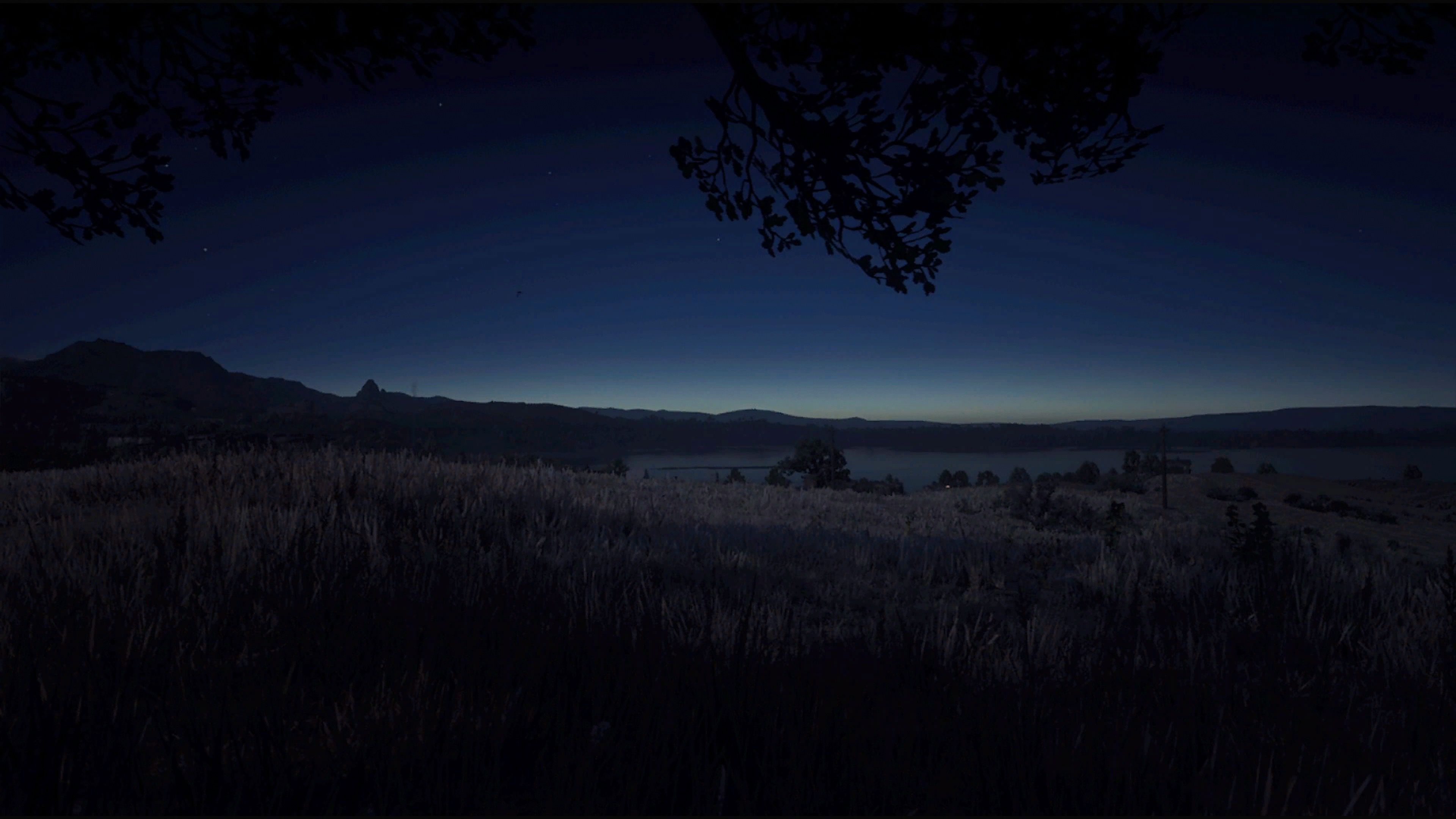 3840x2160 Wallpaper night, Natur, UHD, Red Dead Redemption XBox One X, RDR HDR Sun Goes Down for mobile and desktop, section игры, resolution 3840x2160