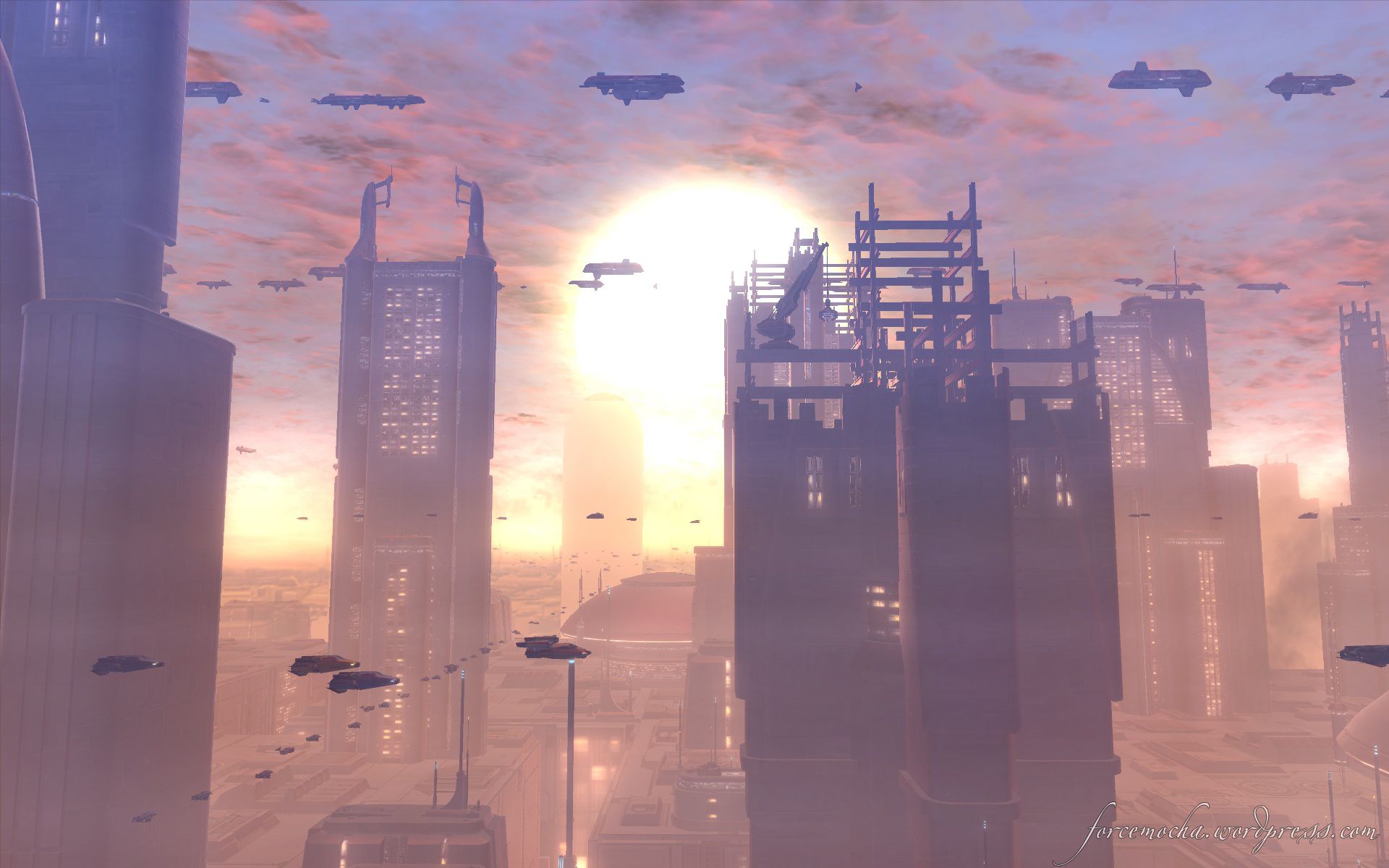 1920x1200 Coruscant Wallpaper