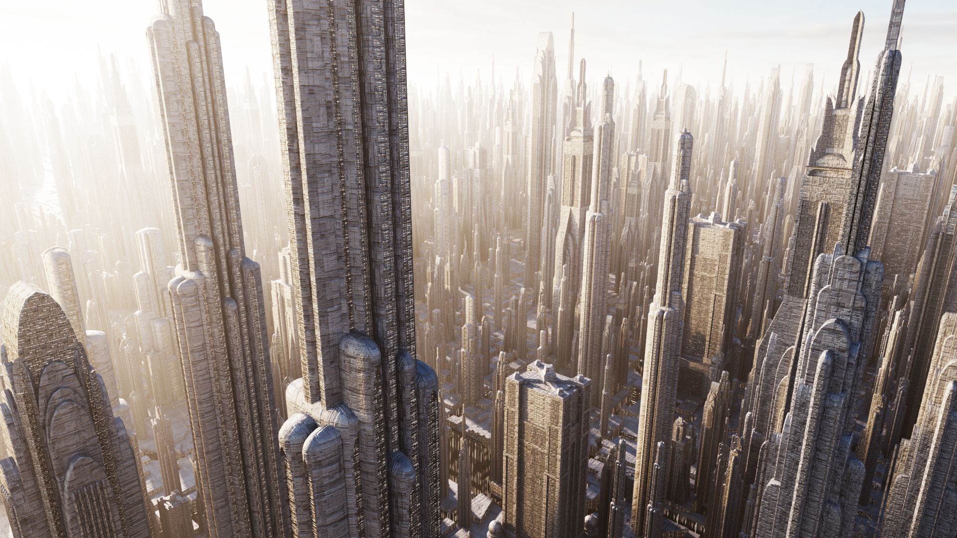 1920x1080 Coruscant (Star Wars) in Progress Artists Community