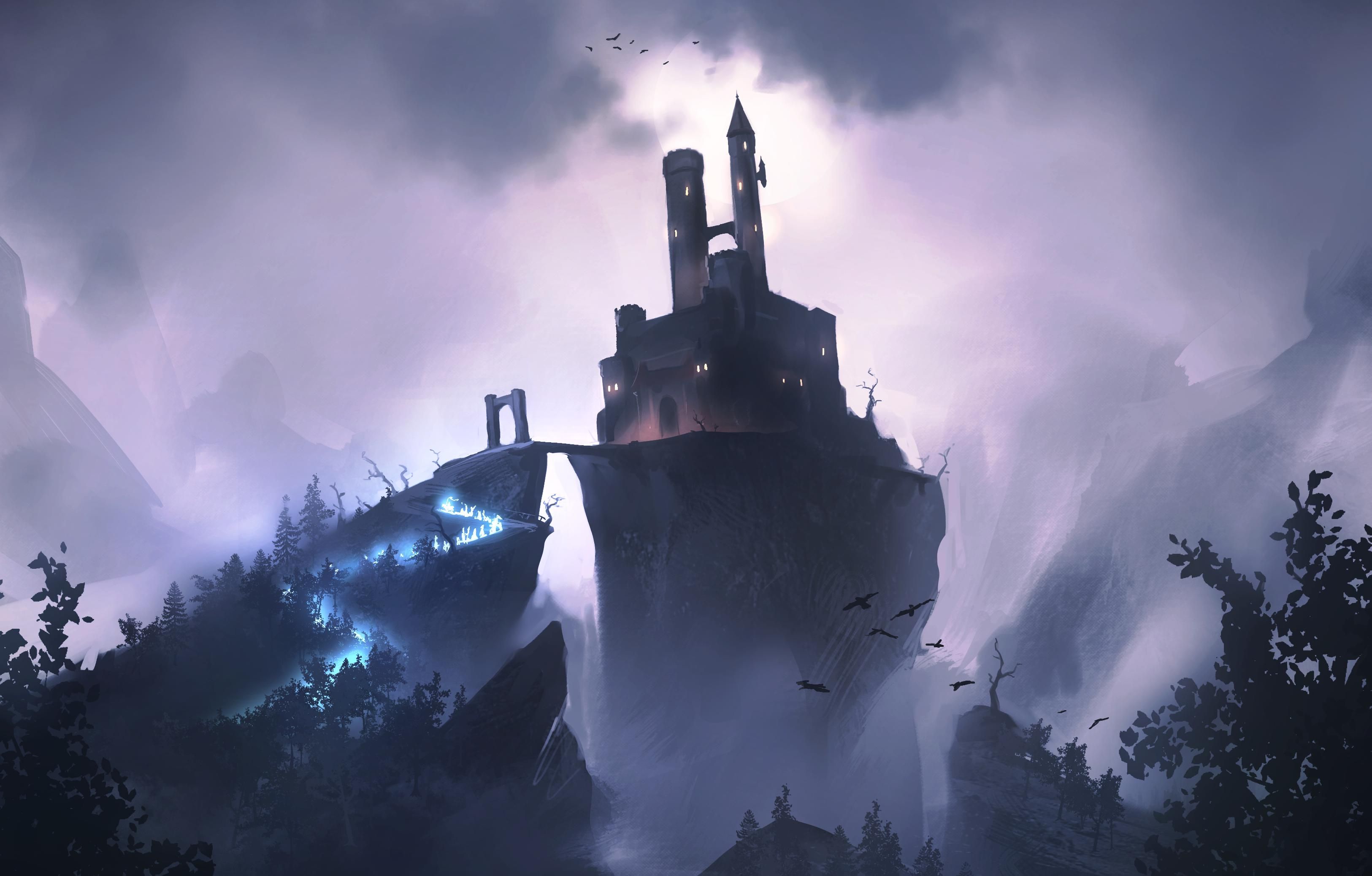 3251x2076 Castle Ravenloft and the March of the Dead