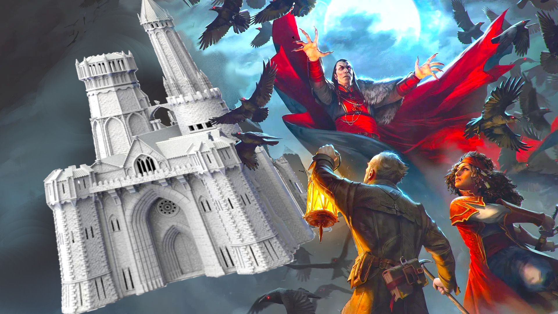 1920x1080 DnD: This 7 foot tall model castle is the ultimate power move for Ravenloft DMs