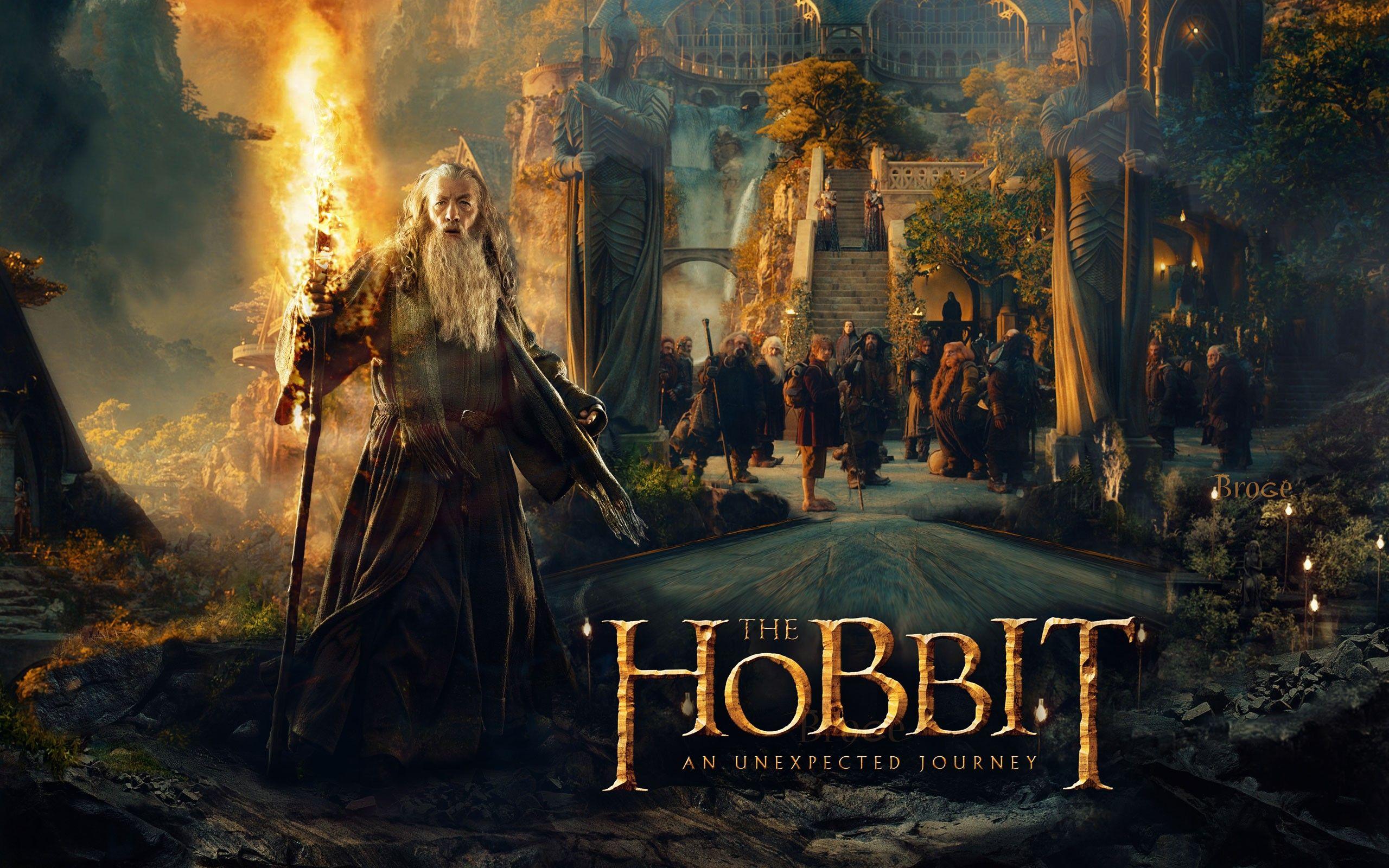 2560x1600 movies, Gandalf, dwarfs, The Hobbit, statues, Ian Mckellen