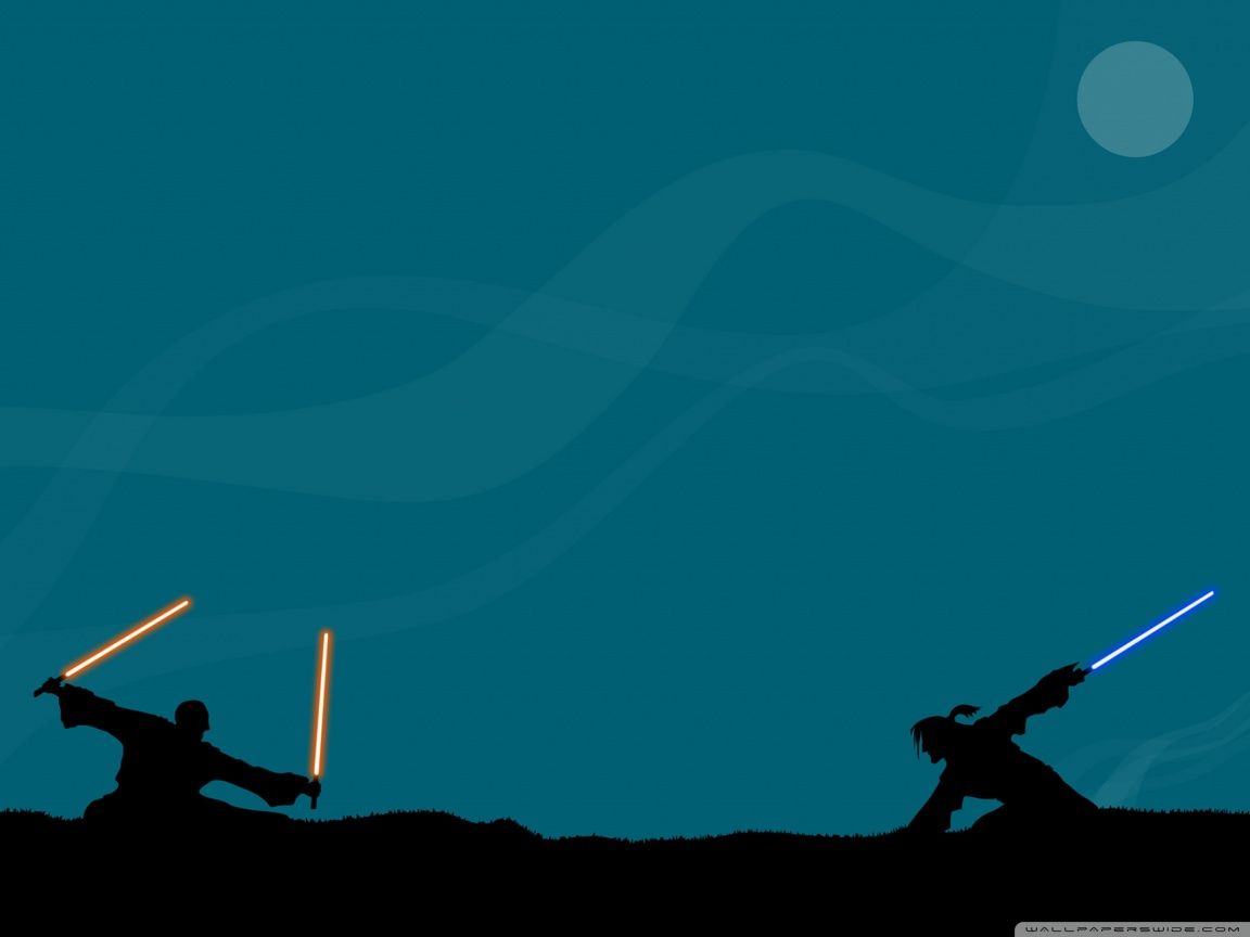 1152x864 Star Wars Lightsaber Fight 4K UHD Wallpaper for UltraHD Desktop and TV : Dual Monitor : Smartphone and Tablet Devices