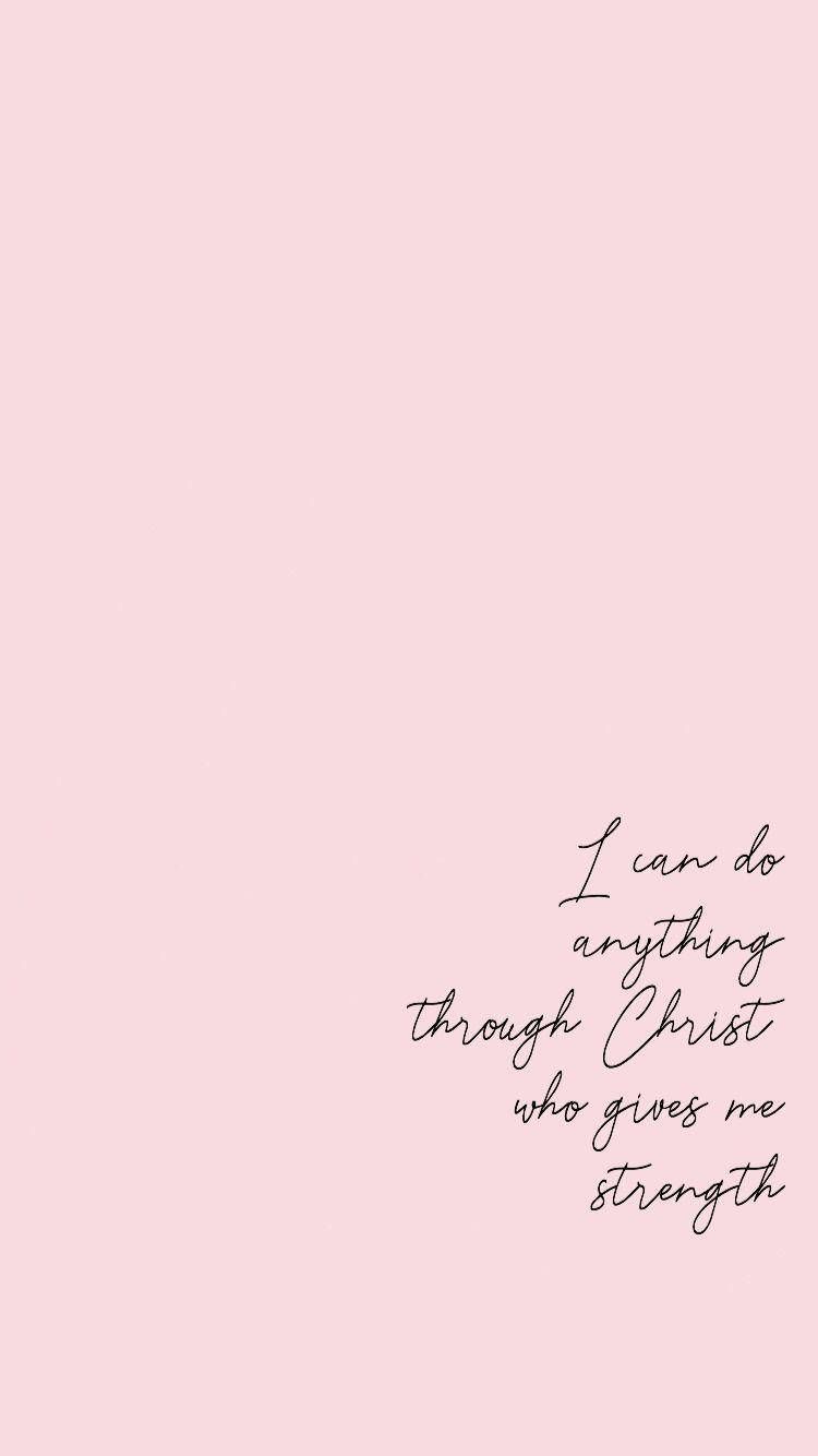 750x1334 Download Jesus Aesthetic You Can Do Anything Wallpaper