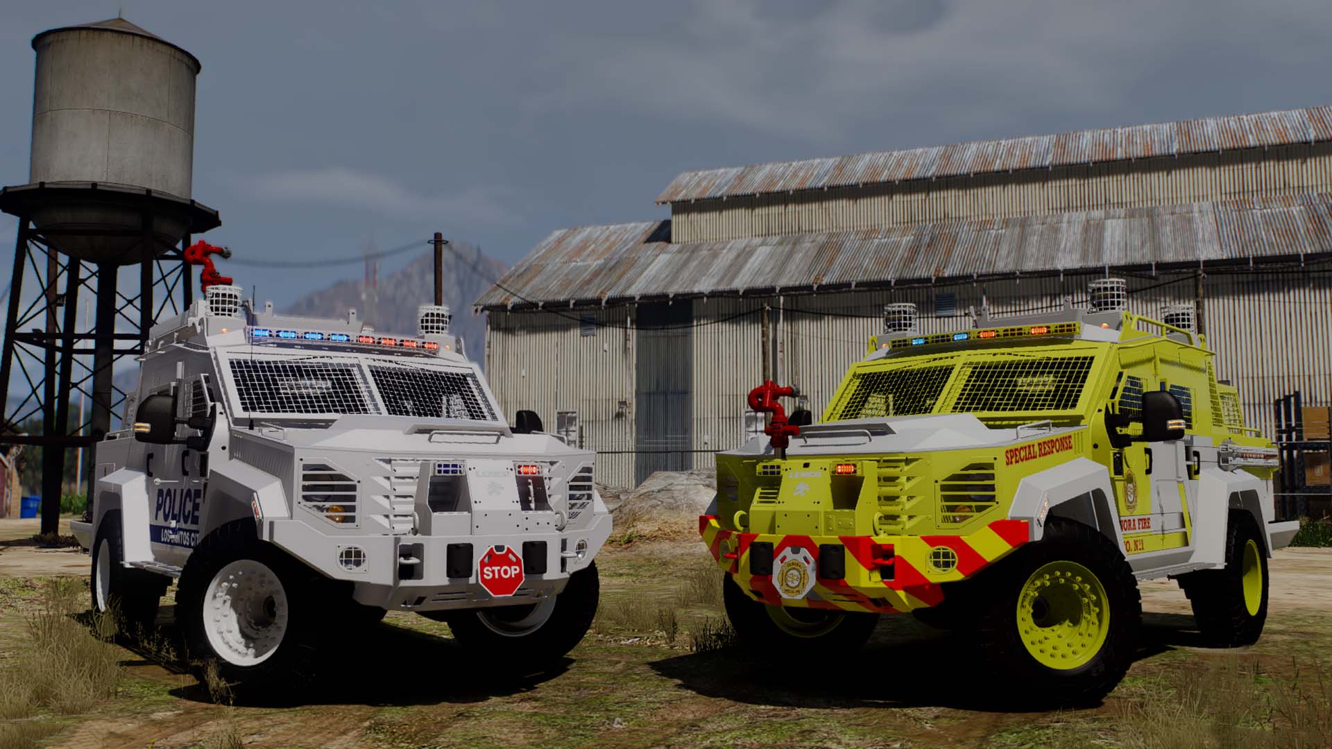 1920x1080 X3 Firecat & Bearcat Armored SWAT Truck