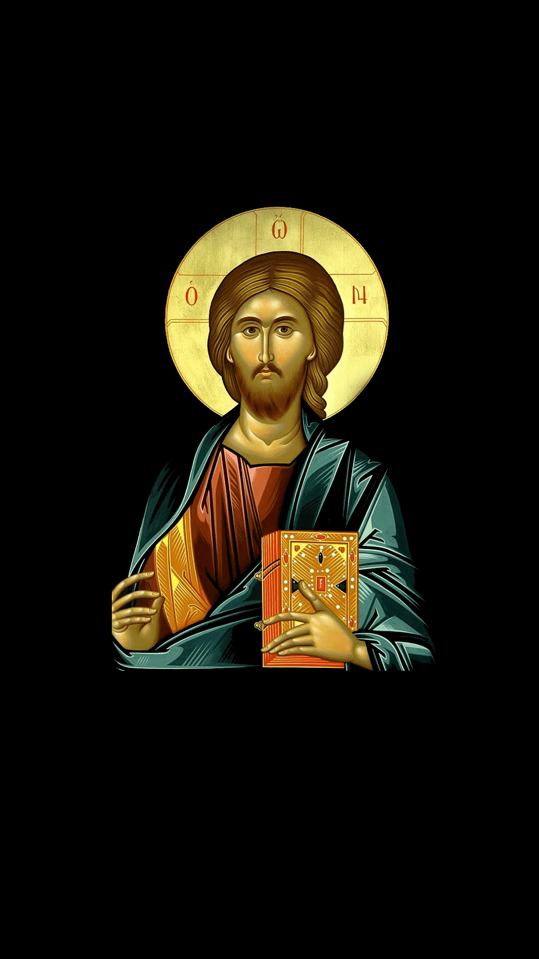 1080x1920 Jesus Icon Wallpaper
