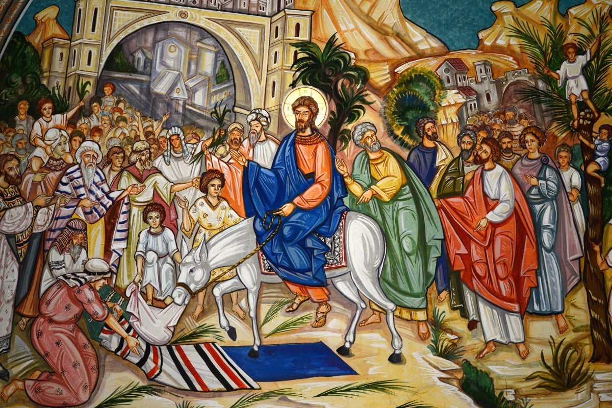 1200x800 Jesus Christ in Jerusalem Wallpaper Mural for Wall®