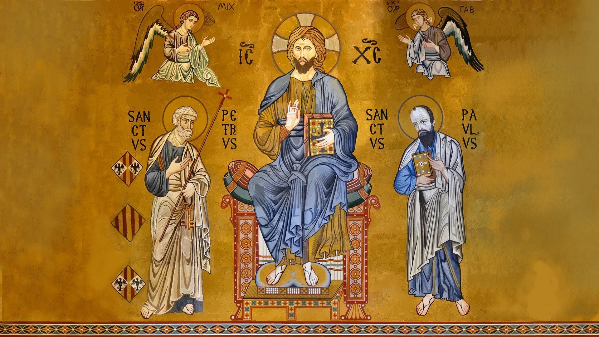 1920x1080 Jesus Christ, Orthodox, Gold, Historic, Situation Wallpaper HD / Desktop and Mobile Background