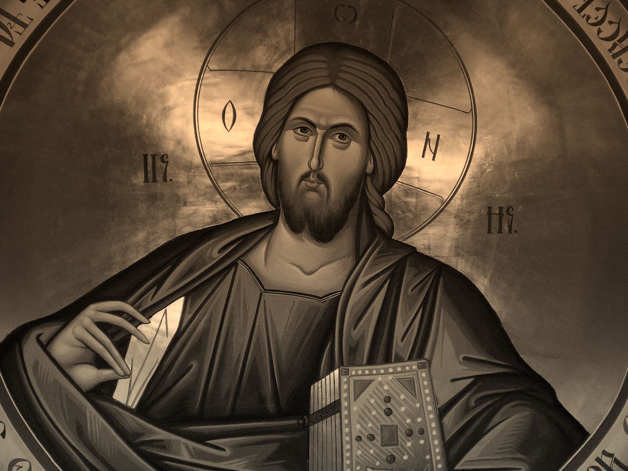 2449x1837 Orthodox Icon Wallpaper